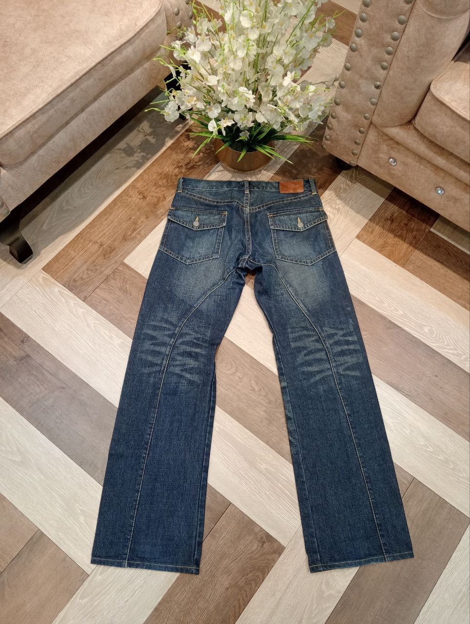 Takeo Kikuchi TAKEO KIKUCHI JAPAN WIDE LEG BLUE DENIM JEANS - SIZE 2 Size US 32 / EU 48 - 10 Thumbnail