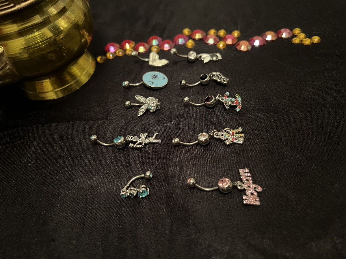 Other 10 Piece Belly Button Rings Size ONE SIZE - 2 Thumbnail