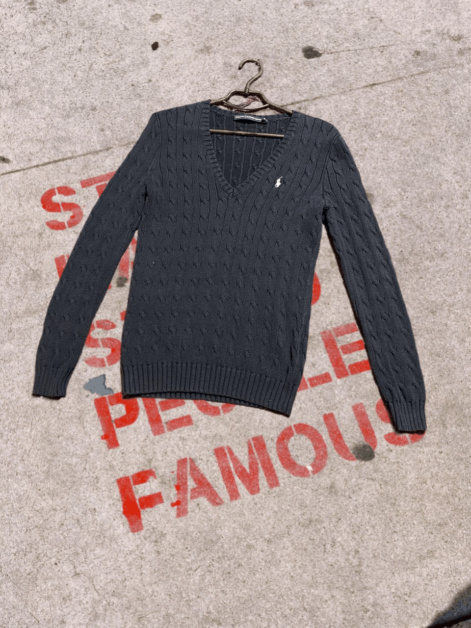 Polo Ralph Lauren Ralph Lauren Sweater Long Sleeve Knit V Neck Pony Size M / US 6-8 / IT 42-44 - 1 Thumbnail