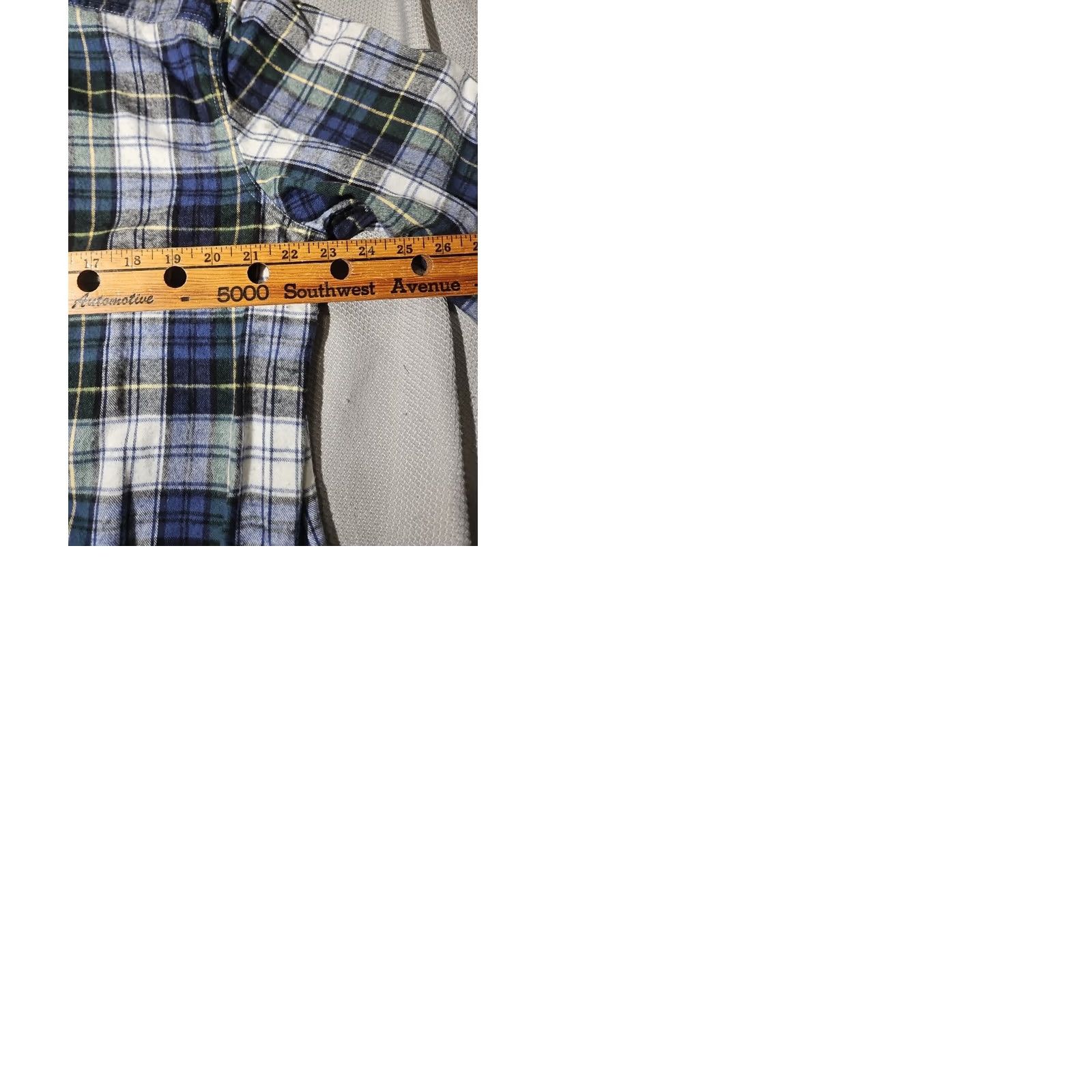 Vintage LL Bean Mens Shirt - Blue Brushed Flannel - Preppy Button-Down - Casual Wear - Durable - Authentic Size US L / EU 52-54 / 3 - 9 Thumbnail