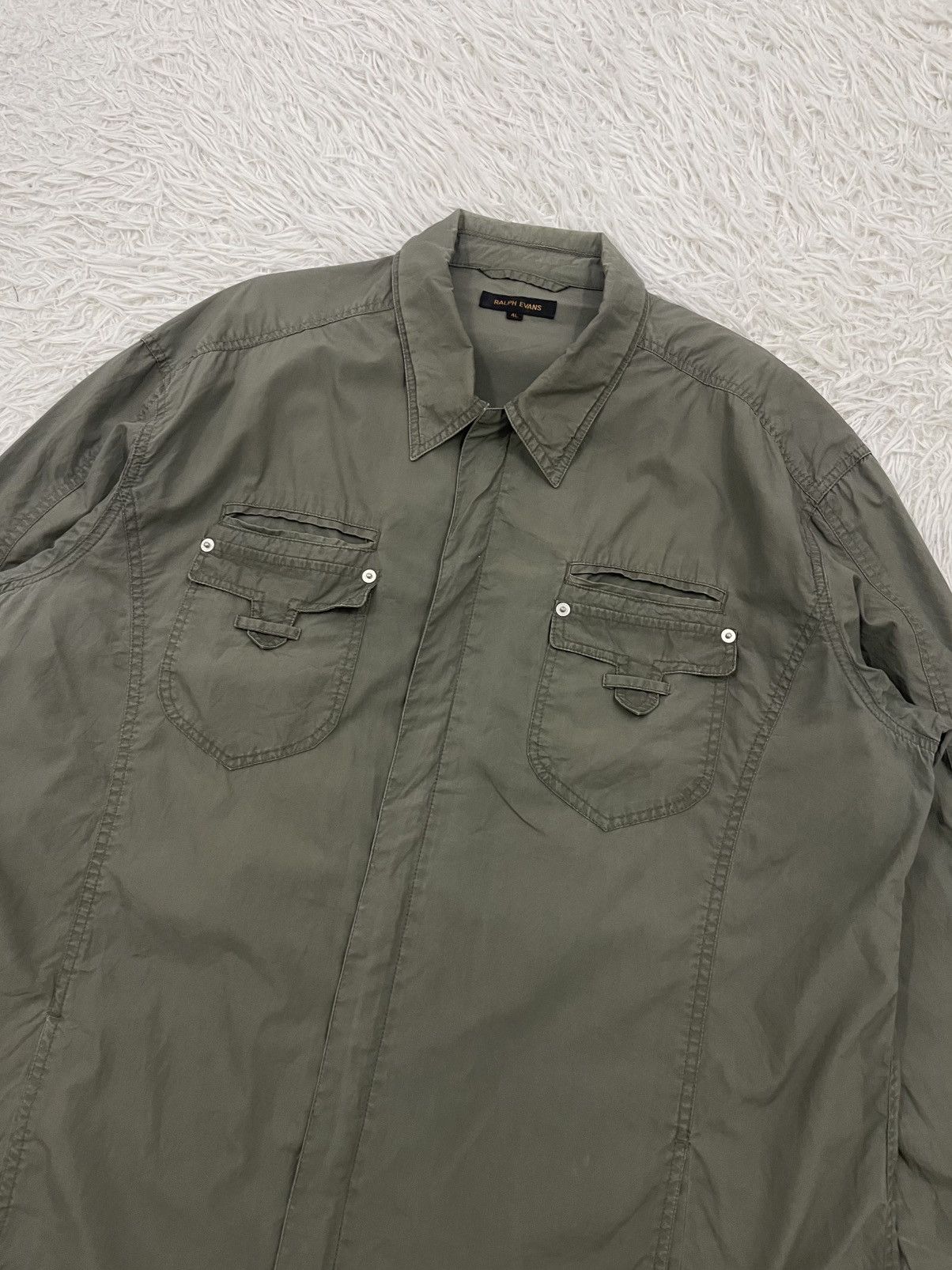 Japanese Brand Ralph Evans Military Style Jacket Size US L / EU 52-54 / 3 - 3 Thumbnail