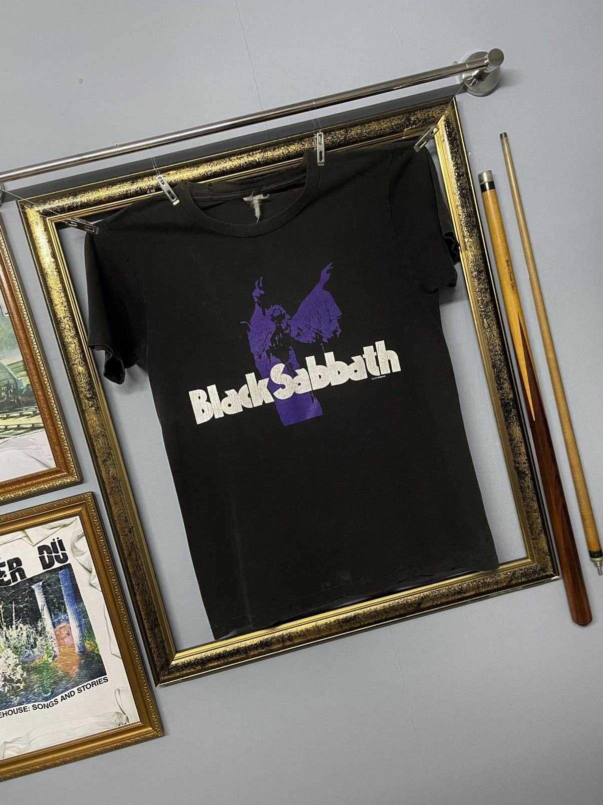 Band Tees Vintage 1990s Single Stitch Original Black Sabbath Faded Tee Size US M / EU 48-50 / 2 - 2 Thumbnail
