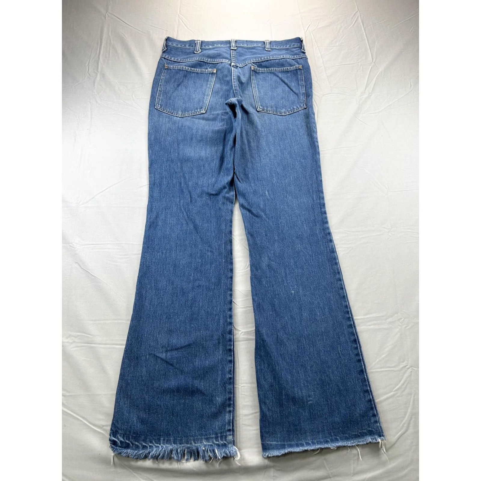Denime VINTAGE Ranchcraft Jeans Mens 32X33 Blue Denim Bootcut Western 70s 60s MW Size US 32 / EU 48 - 2 Thumbnail