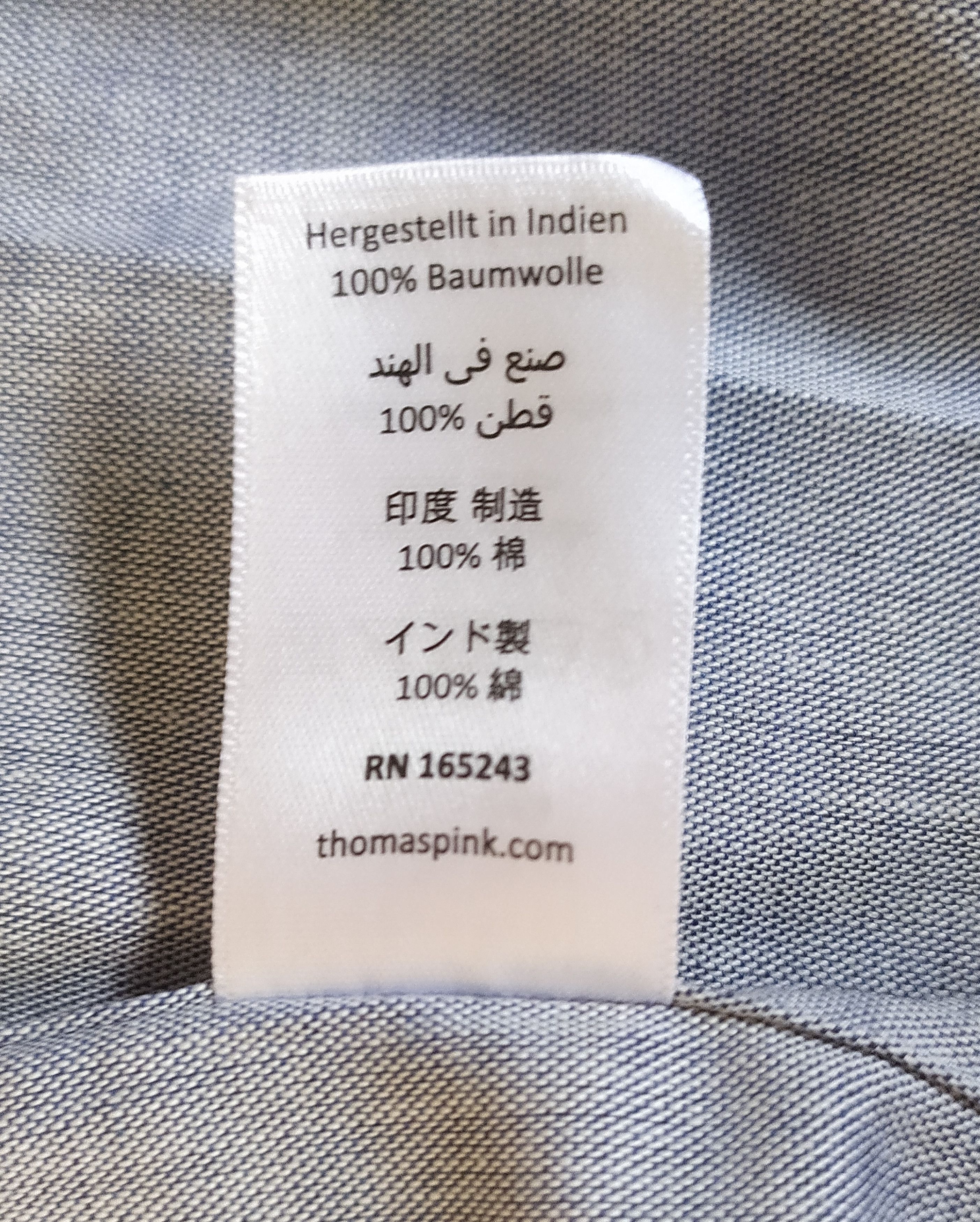 Thomas Pink Thomas Pink Formal Tailored Fit Shirt Free Shipping T/68 Size US L / EU 52-54 / 3 - 5 Thumbnail