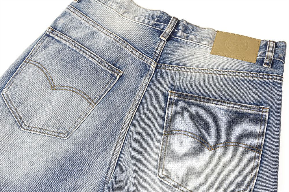 Japanese Brand × Jean Men's American vintage washed distressed jeans Size US 34 / EU 50 - 5 Thumbnail