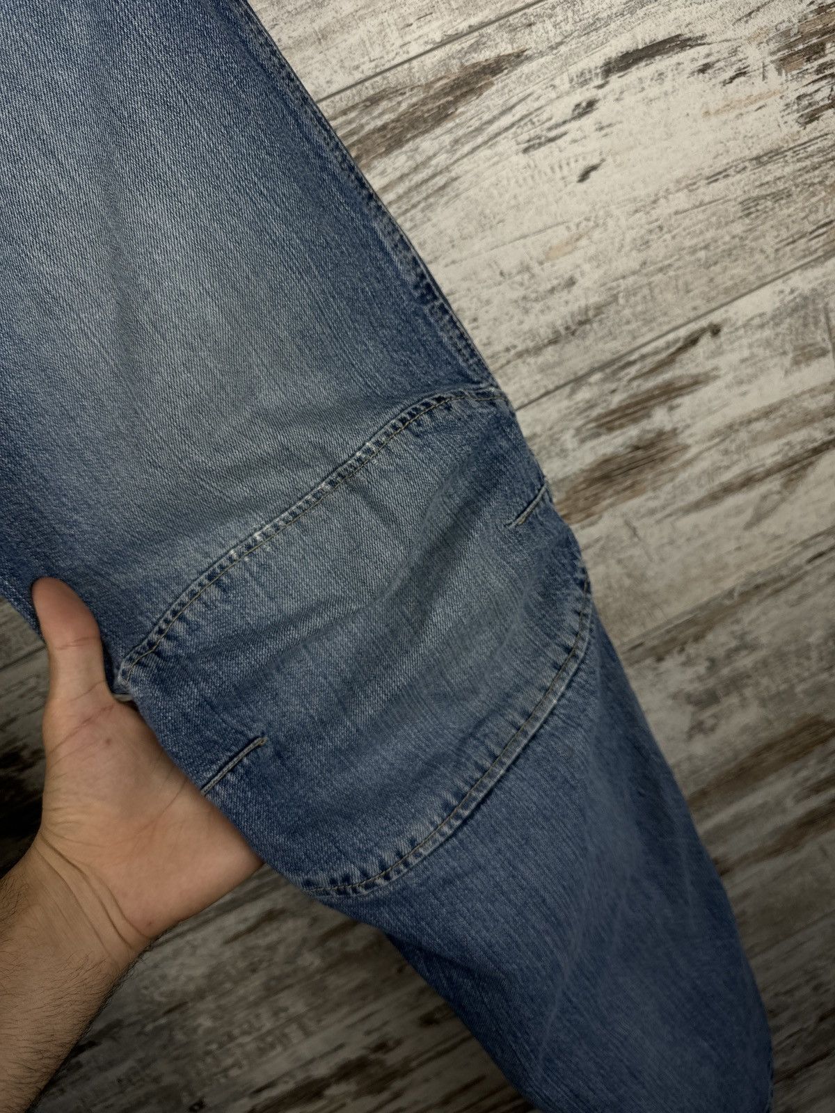 G-Star × Vintage Mens Vintage G Star Raw denim jeans Elwood 3d faded y2k rare Size US 36 / EU 52 - 9 Thumbnail