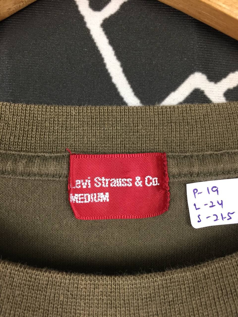 Levi's × Vintage Vtg Levi's Strauss & Co. Original Jeans Longsleeve Tee Size US M / EU 48-50 / 2 - 7 Thumbnail