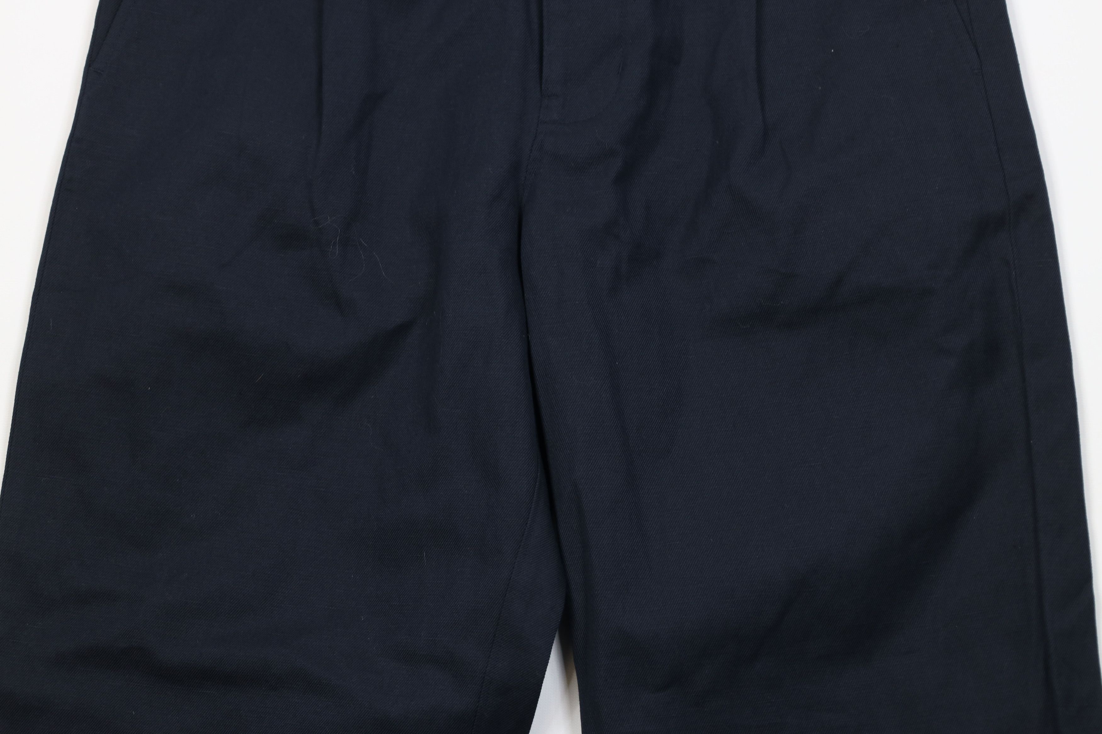 Madewell New Madewell Cotton Linen Twill Pleated Trousers Pants Blue Size US 32 / EU 48 - 3 Thumbnail