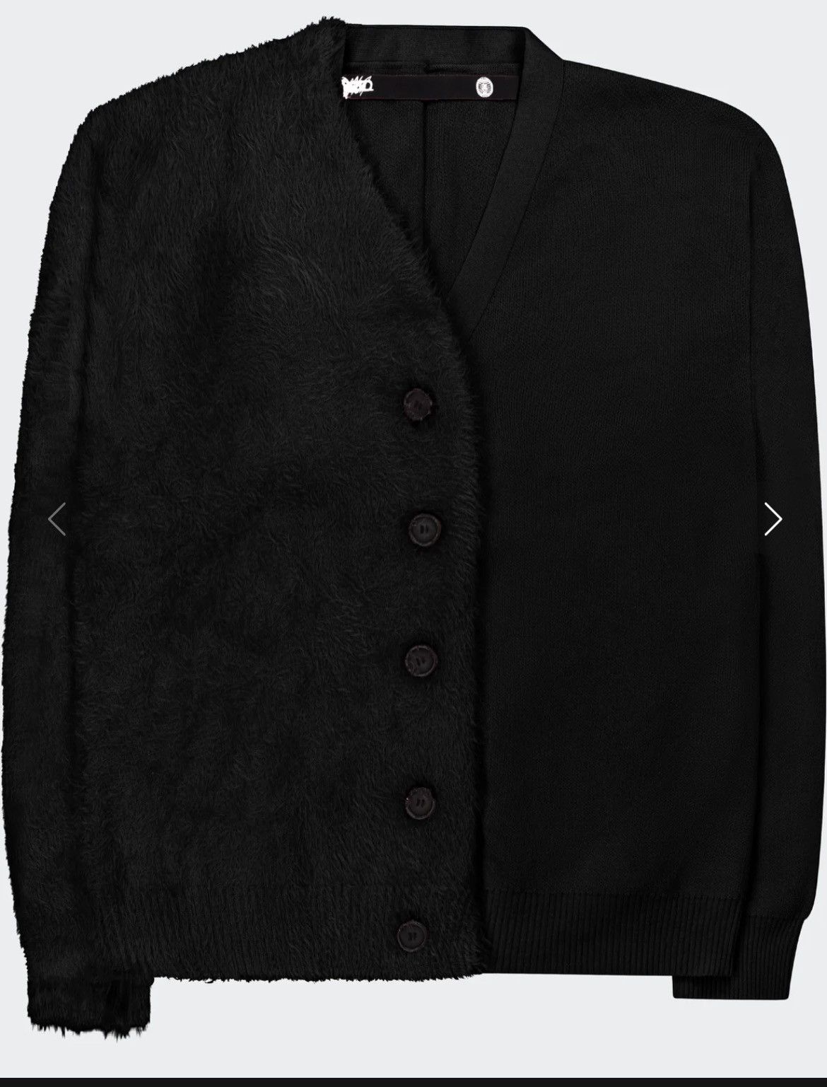 Designer Hybrid Clothing Dichotony Faux Fur Cardigan Size US M / EU 48-50 / 2 - 1 Thumbnail