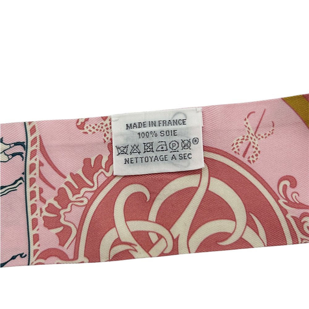 Hermes Hermès Ex-Libris Silk Scarf 100% Silk Size ONE SIZE - 10 Thumbnail