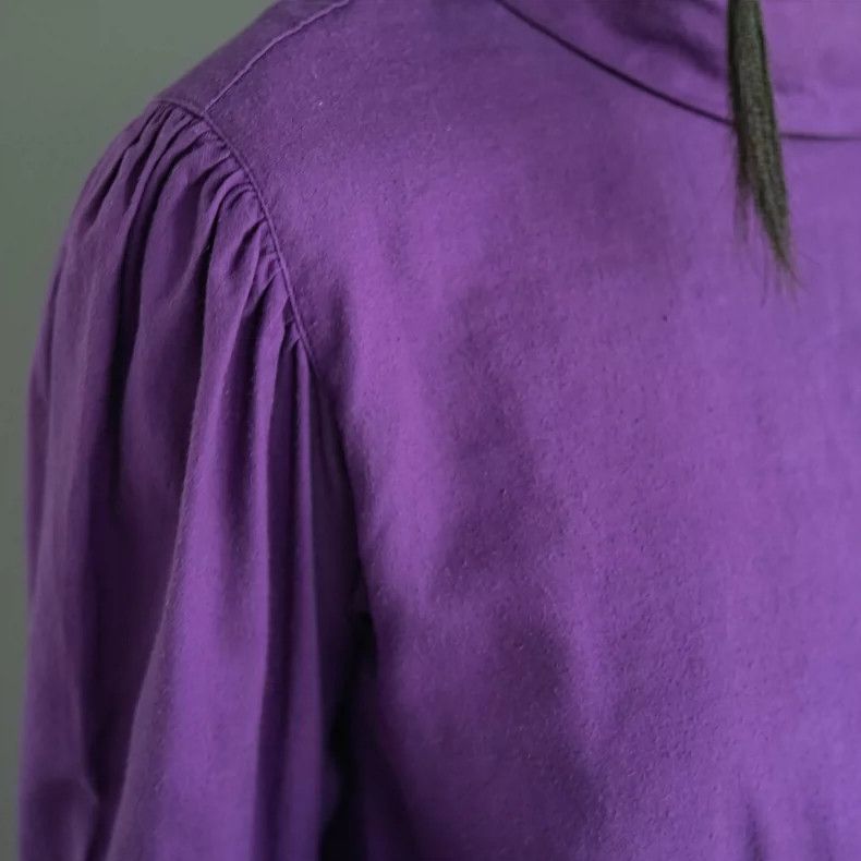 Kenzo KENZO Vintage purple small round neck shirt in early days Size M / US 6-8 / IT 42-44 - 6 Thumbnail