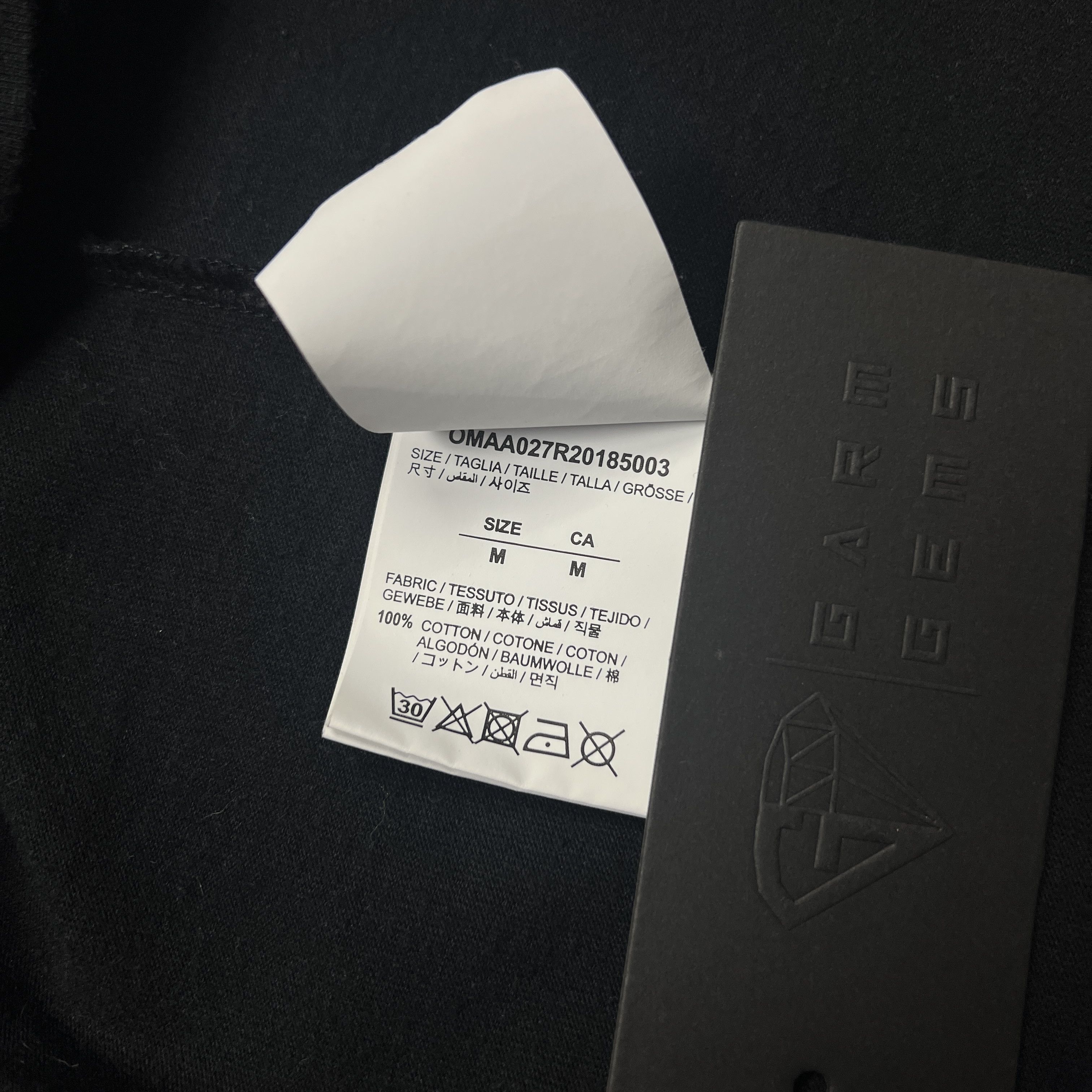 Off-White Off-White Rationalism 3D Cross Logo Glow In The Dark T-Shirt Size US M / EU 48-50 / 2 - 7 Thumbnail