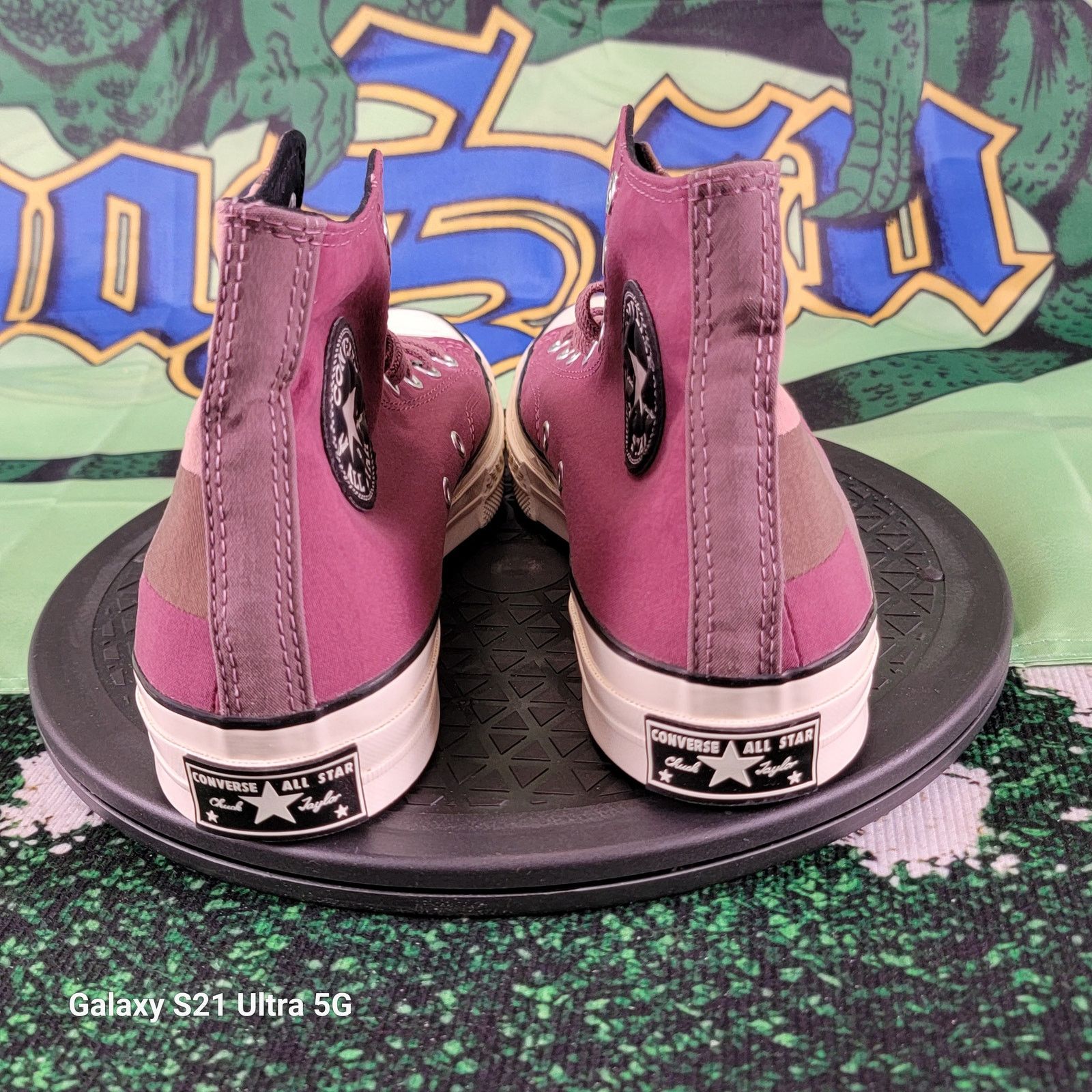 Converse Converse Chuck Taylor All-Star Hi Plant Color Patchwork Sz 8 Size US 8 / EU 41 - 3 Thumbnail