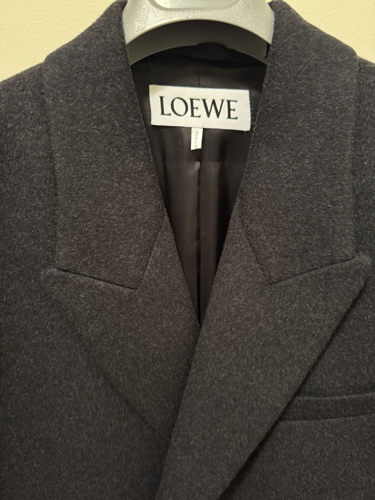 Loewe Loewe Grey Wool Cashmere Coat Size US M / EU 48-50 / 2 - 4 Thumbnail