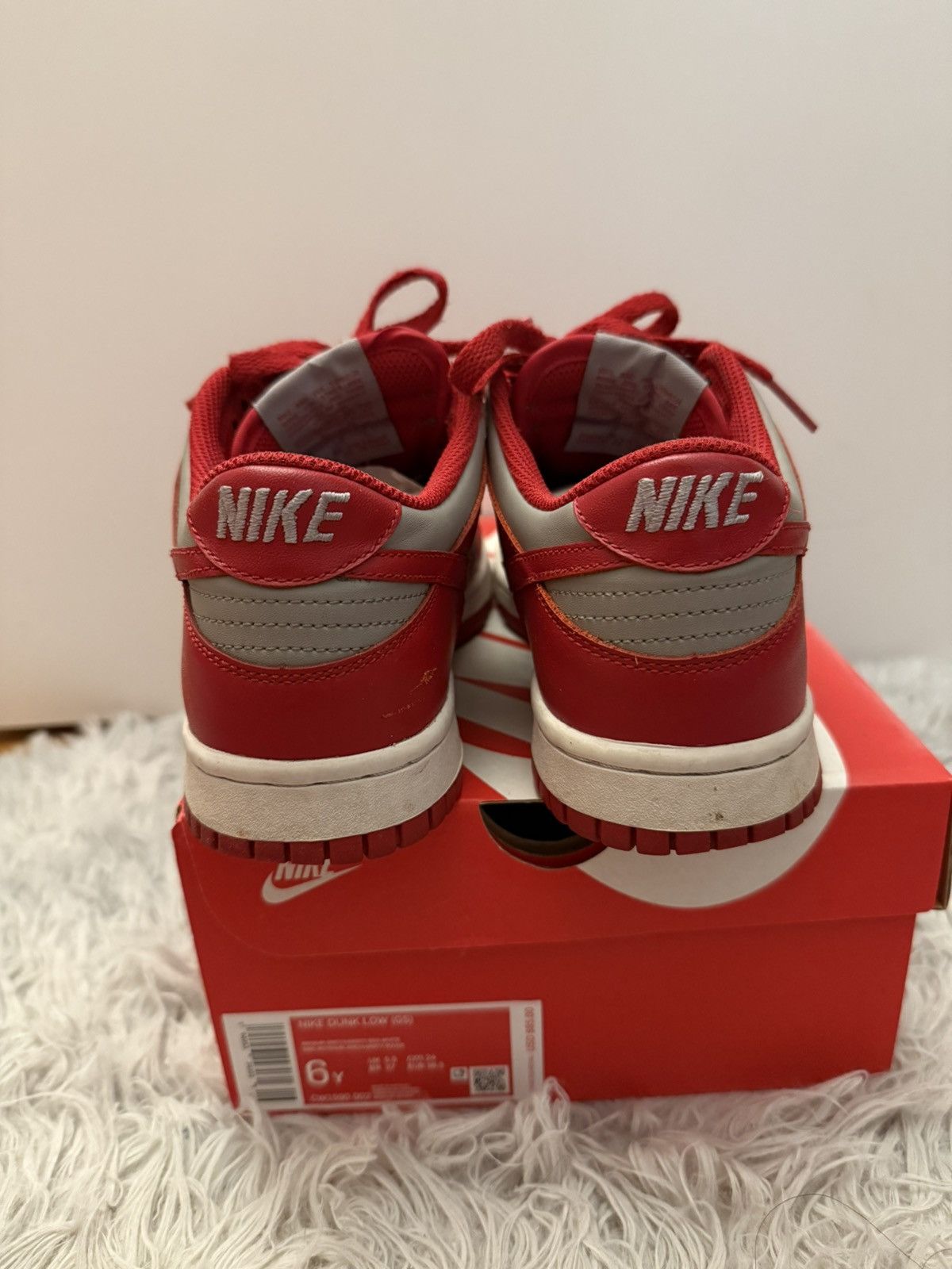 Nike Nike Dunk Low GS UNLV Size US 6 / EU 39 - 4 Thumbnail