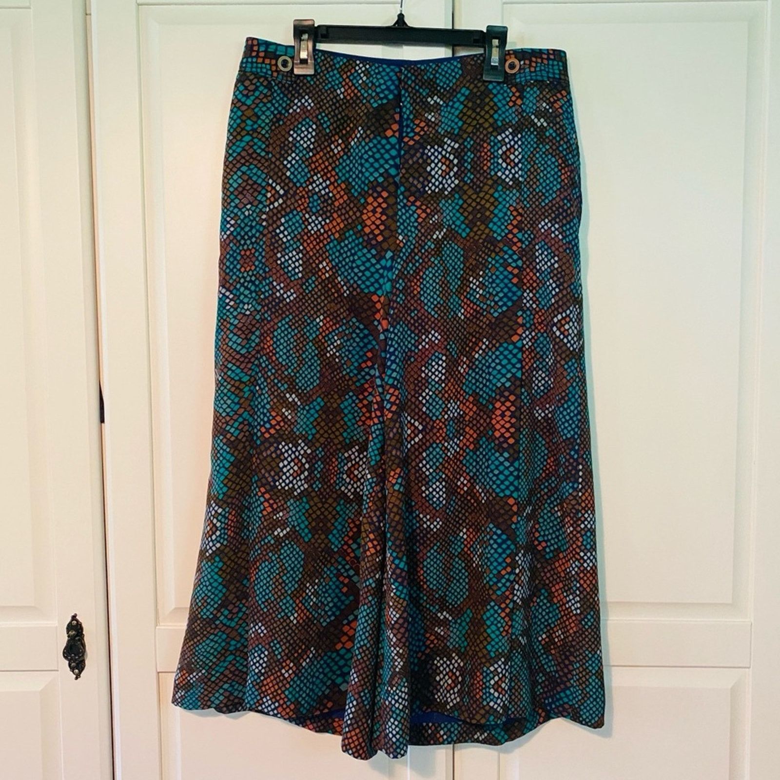 Anthropologie Anthropologie Wide Leg Cropped Trousers Size 28" / US 6 / IT 42 - 1 Thumbnail