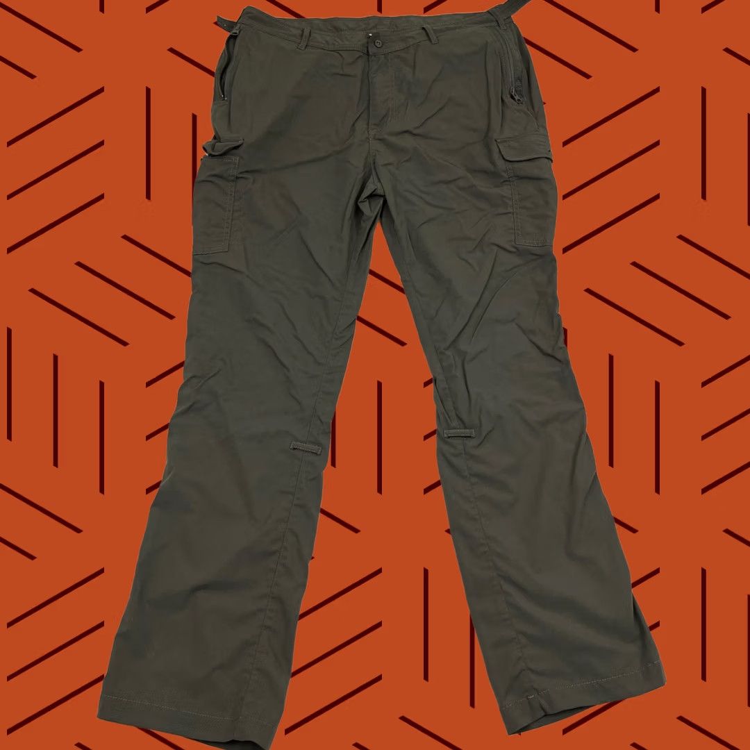 Vintage Clothing Arts P^Cubed Pick Pocket Proof Cargo Pants Mens 34x31 Brown Hiking Pants Cargo Casual Travel Men 34 Brown Art Outdoors Mens Size US 34 / EU 50 - 1 Thumbnail