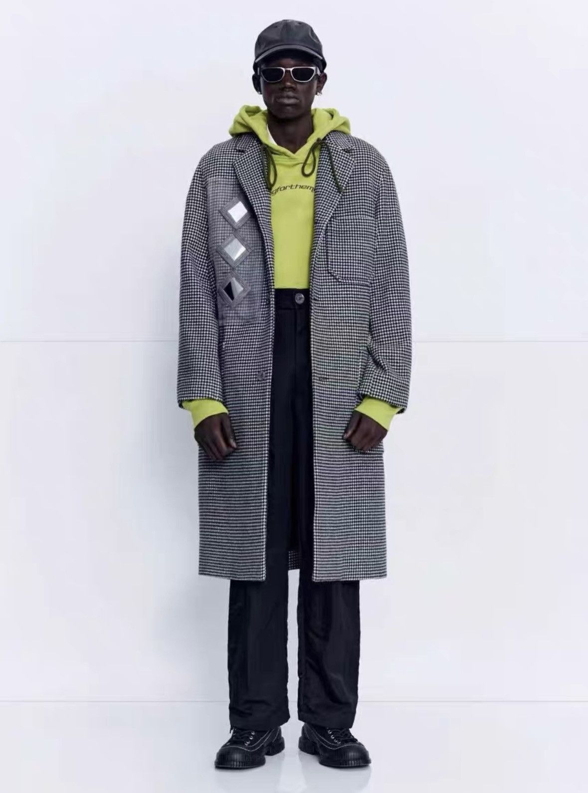 Song For The Mute Song for the mute 22.2 Houndstooth Wool Coat Size US M / EU 48-50 / 2 - 3 Thumbnail