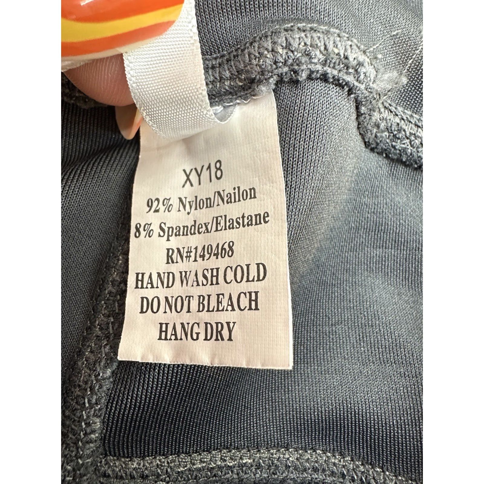 Vintage Womens JVINI Leggings Size Small Medium Gray Camo Pockets Activewear Size 28" / US 6 / IT 42 - 4 Thumbnail