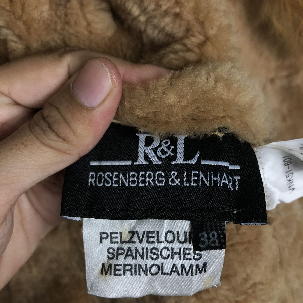 Vintage 🔥VINTAGE LEATHER JACKET SHEARLING MINK FUR L&R SPAIN Size US M / EU 48-50 / 2 - 19 Thumbnail