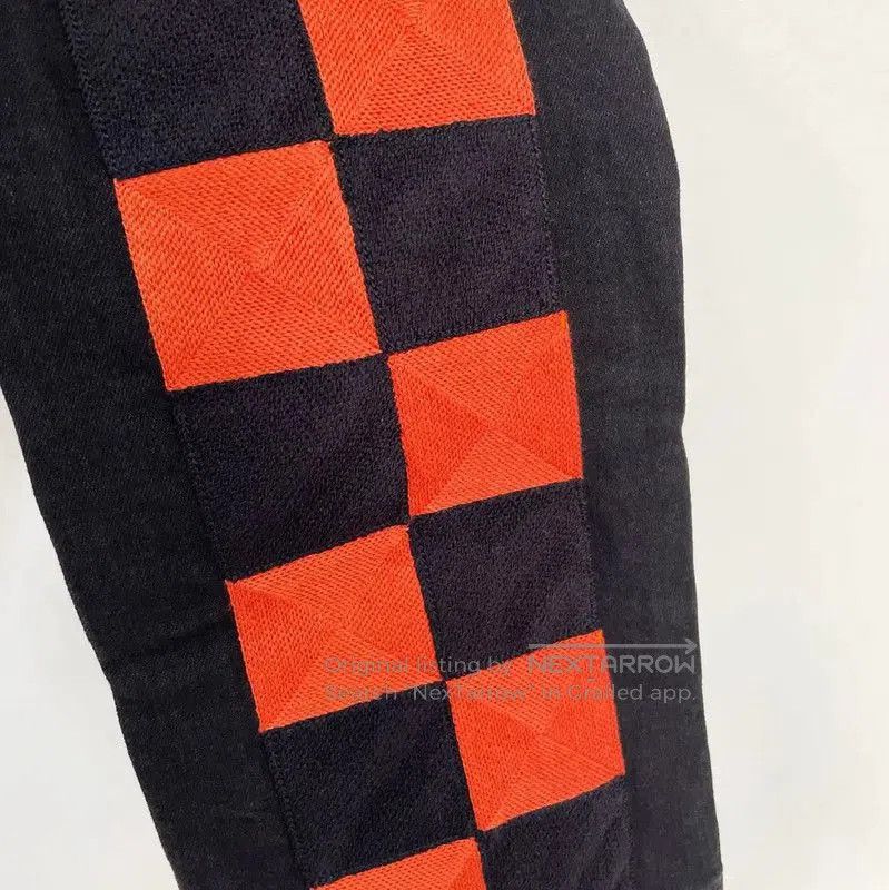 Off-White Black Denim Casual Pants .