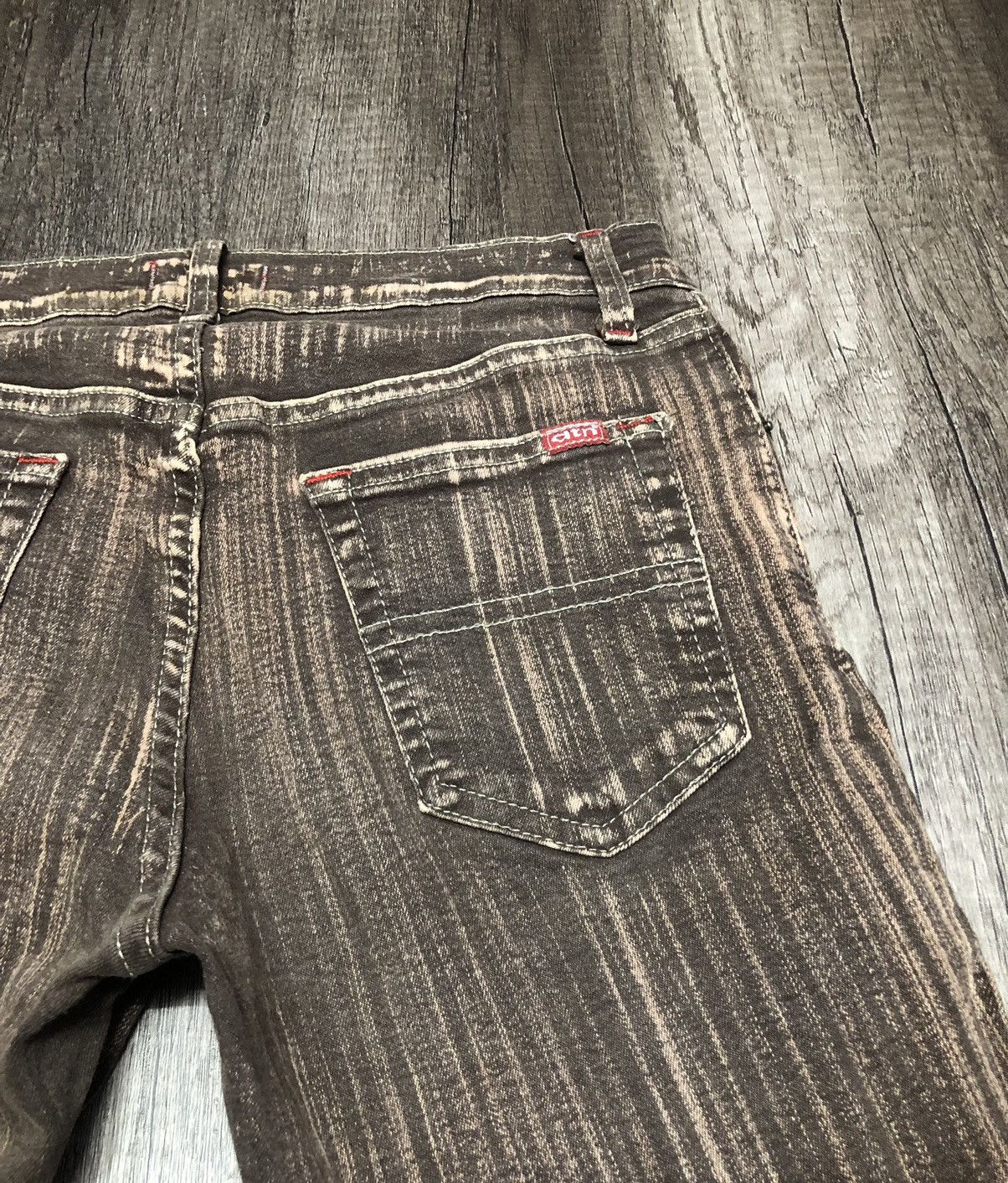 Designer × Japanese Brand VINTAGE DALTON GERMANY BERNING FLARE JEANS Size 27" / US 4 / IT 40 - 17 Thumbnail