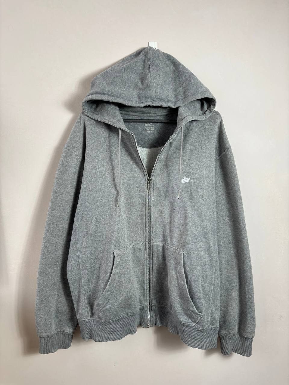 Nike Nike Baggy Oversized Bazed Gray Hoodie Size US XL / EU 56 / 4 - 4 Thumbnail
