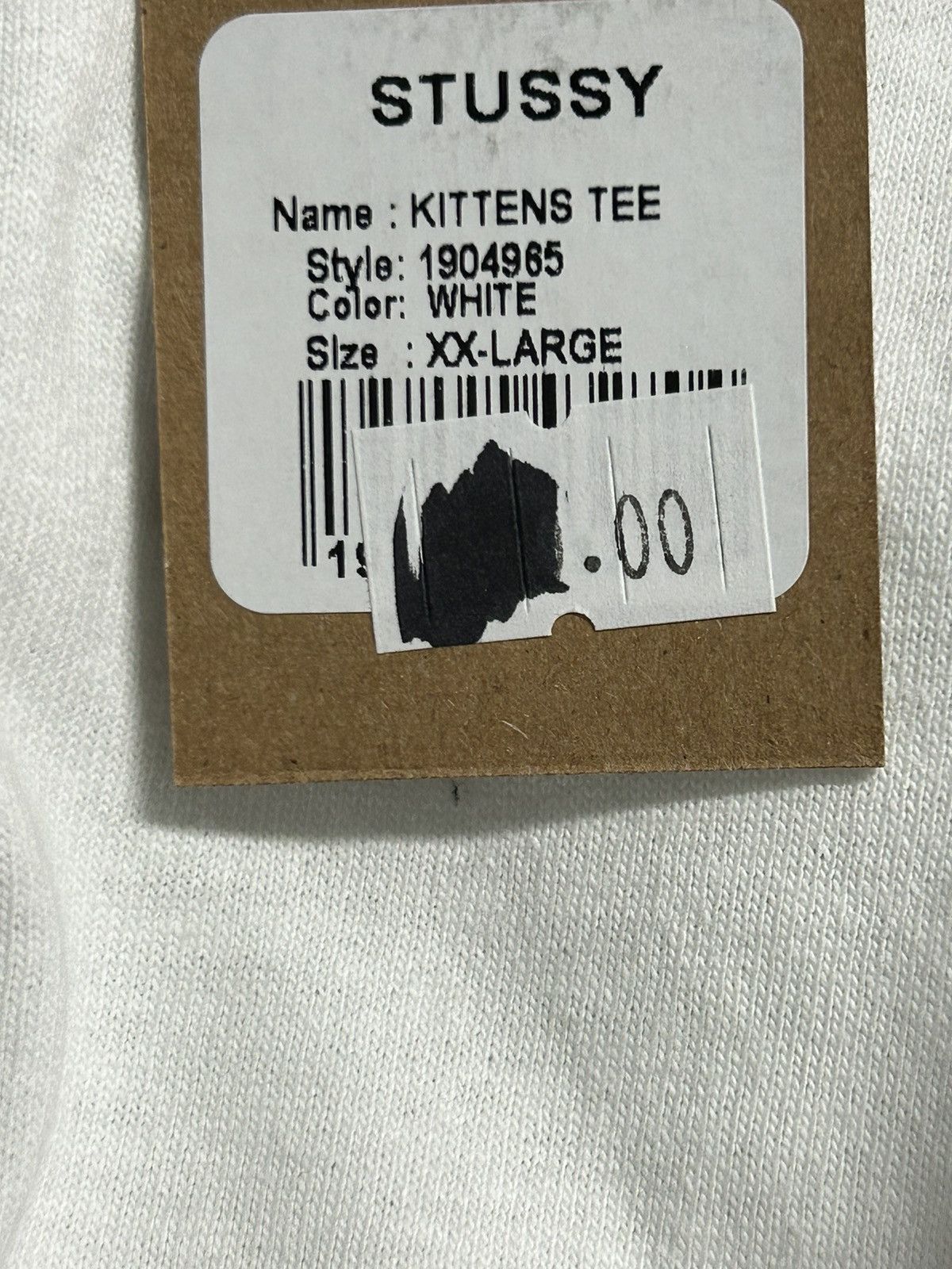 Stussy stussy kitten white tee Size US XXL / EU 58 / 5 - 5 Thumbnail