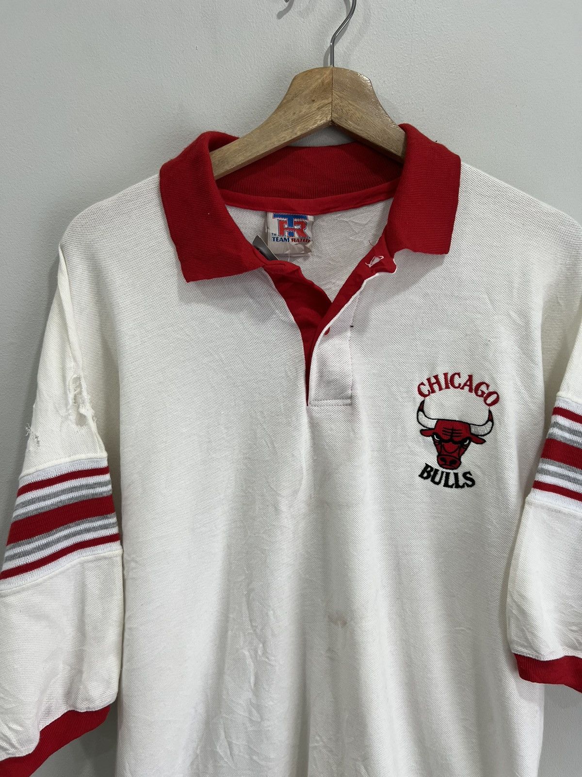 Vintage Vintage Chicago Bulls Polo Shirt Size US XL / EU 56 / 4 - 5 Thumbnail
