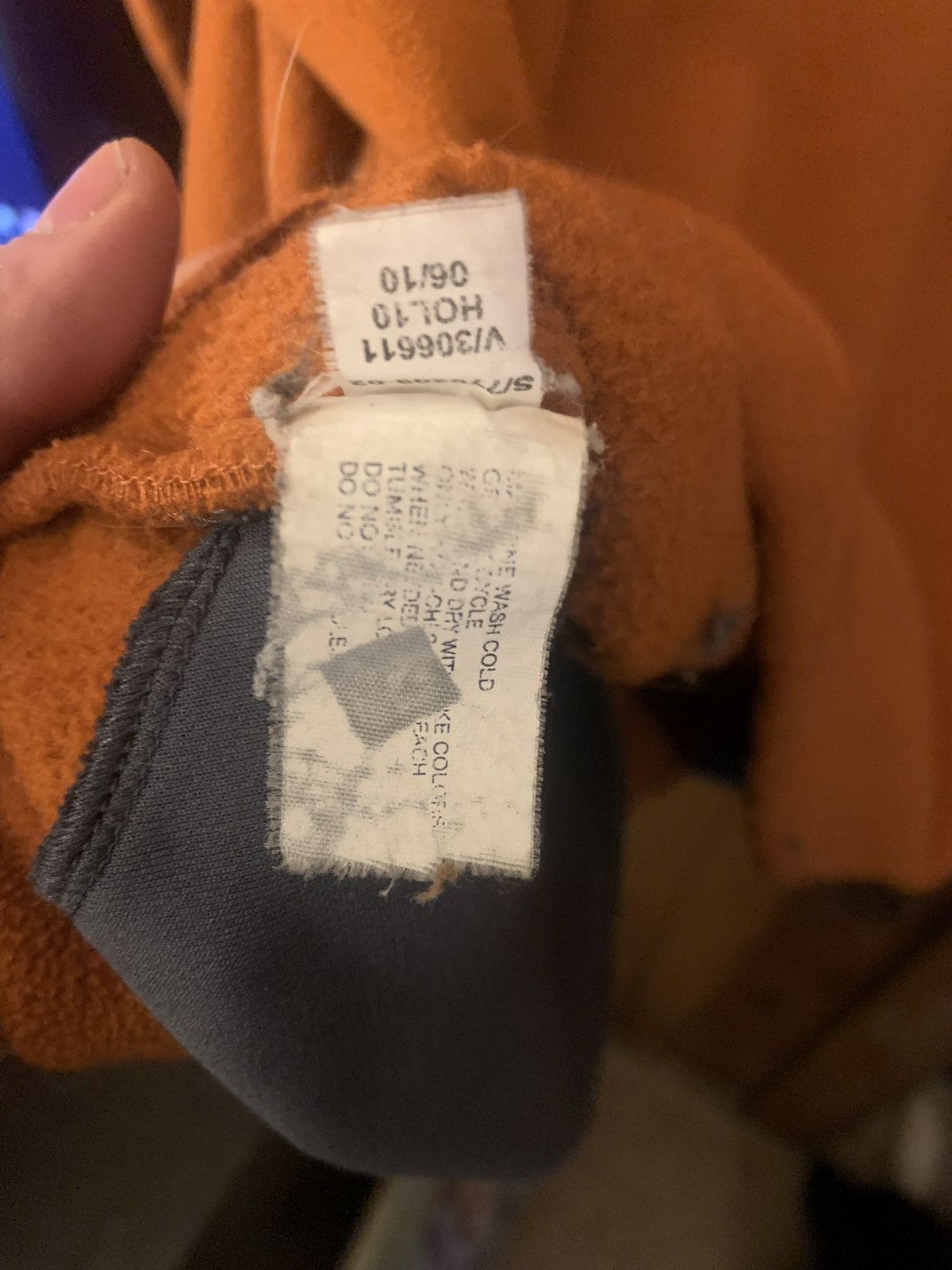 Gap Vintage Gap Orange Fleece Sweater Size US L / EU 52-54 / 3 - 5 Thumbnail