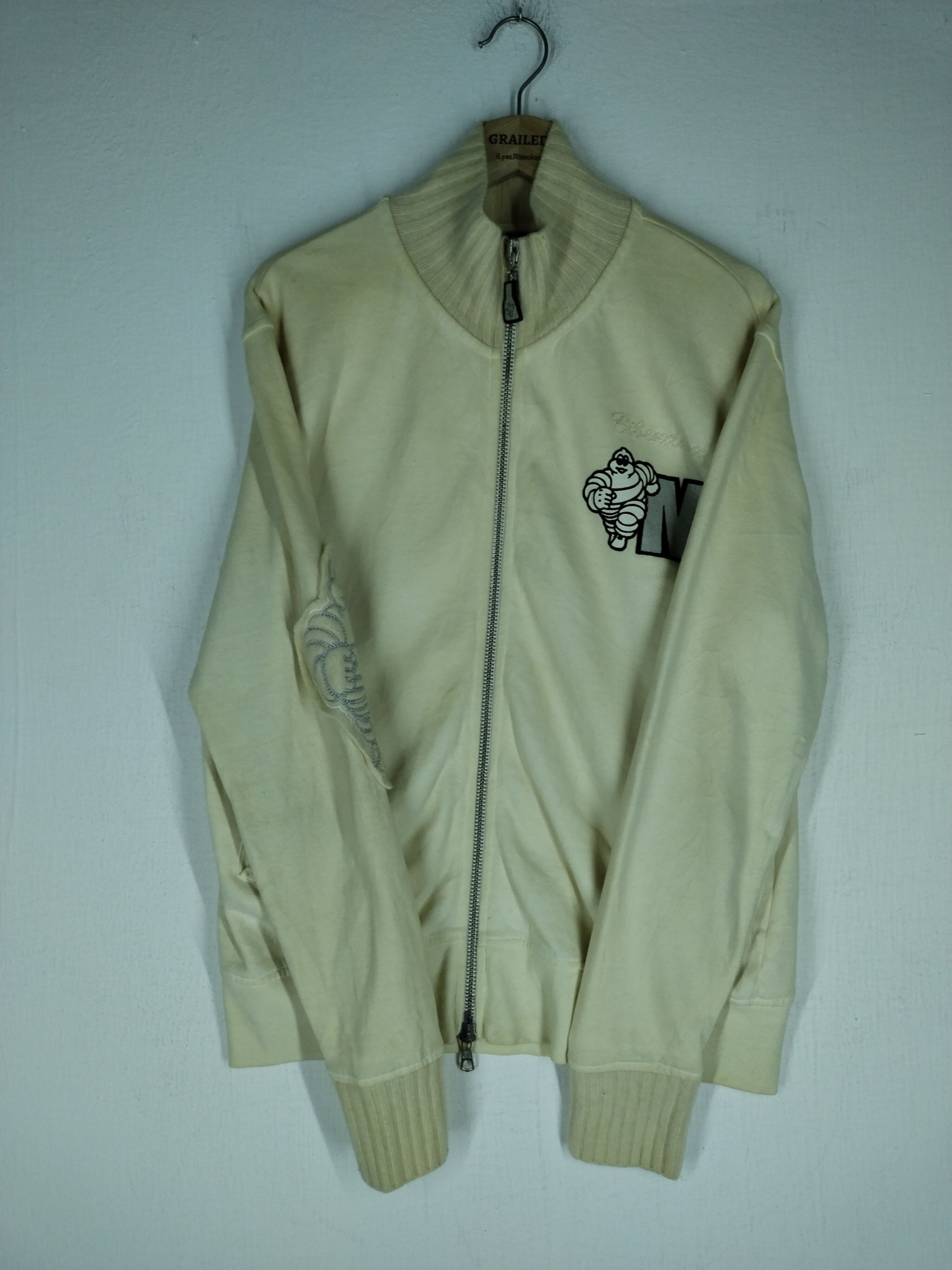 Gear for Sports × Japanese Brand Vtg Michelin Zipper Sweatshirt Size US M / EU 48-50 / 2 - 2 Thumbnail