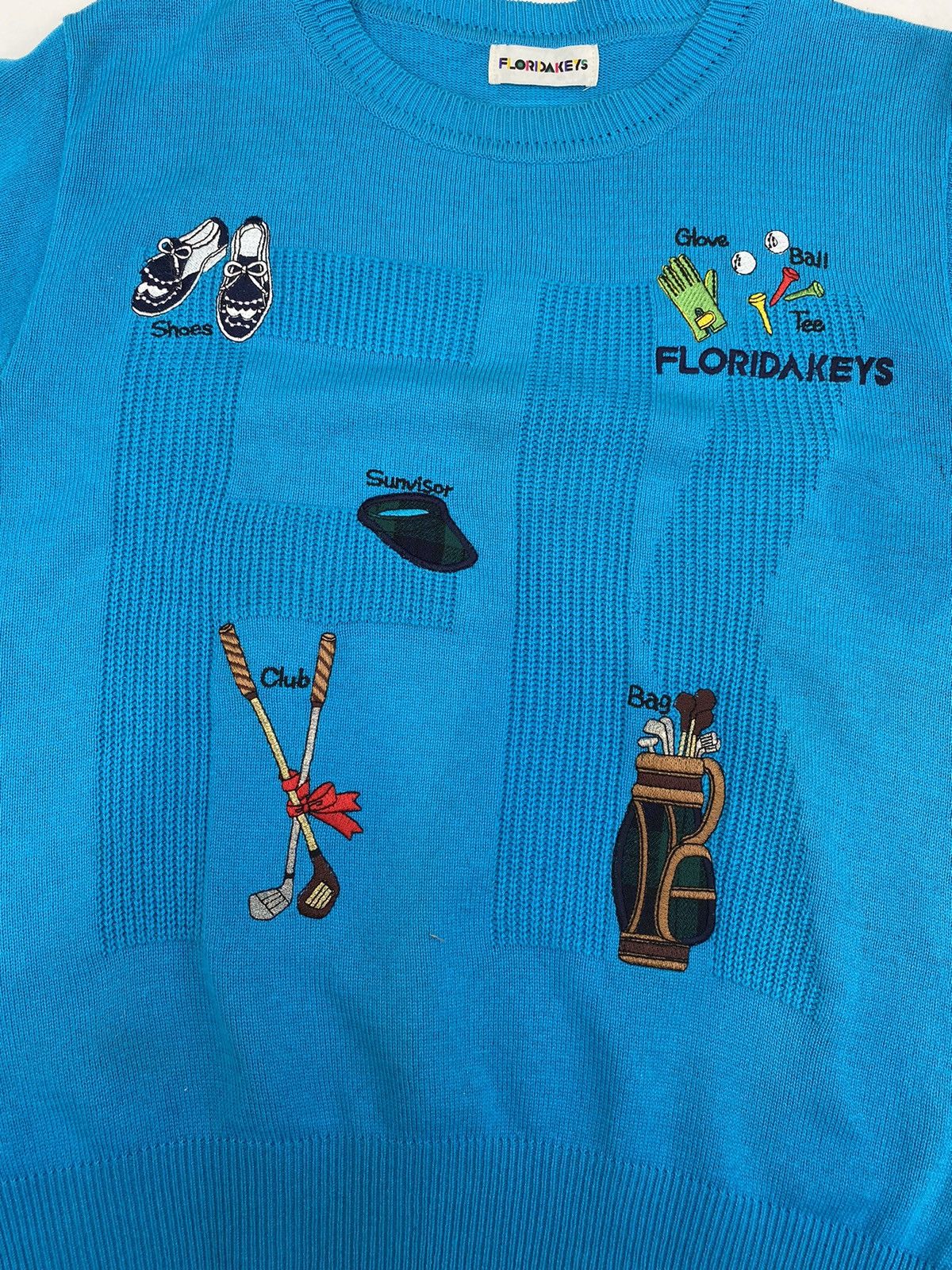 Japanese Brand × Vintage Vtg Floridakeys Japan Knit Sweater Size US M / EU 48-50 / 2 - 5 Thumbnail