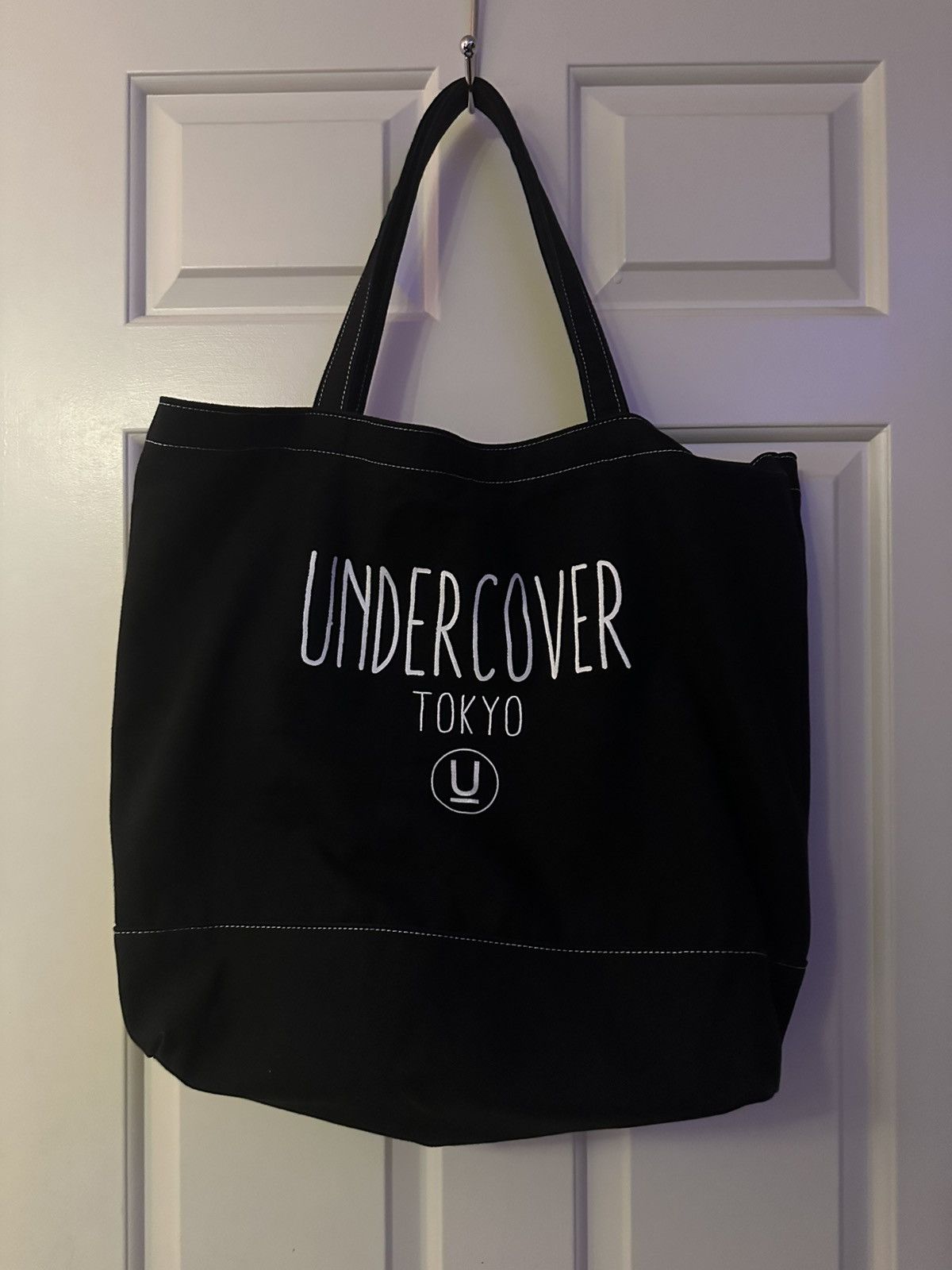 Japanese Brand × Undercover Undercover Tokyo Canvas Tote Bag Black Size ONE SIZE - 1 Thumbnail