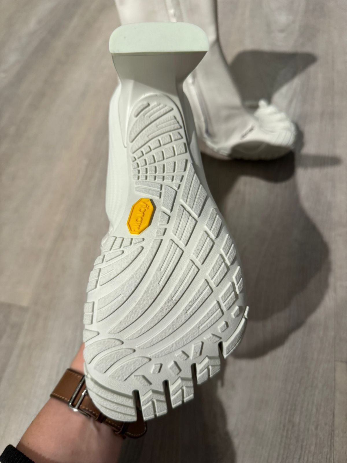 Vibram Leather Five Fingers Heeled Sock Boots