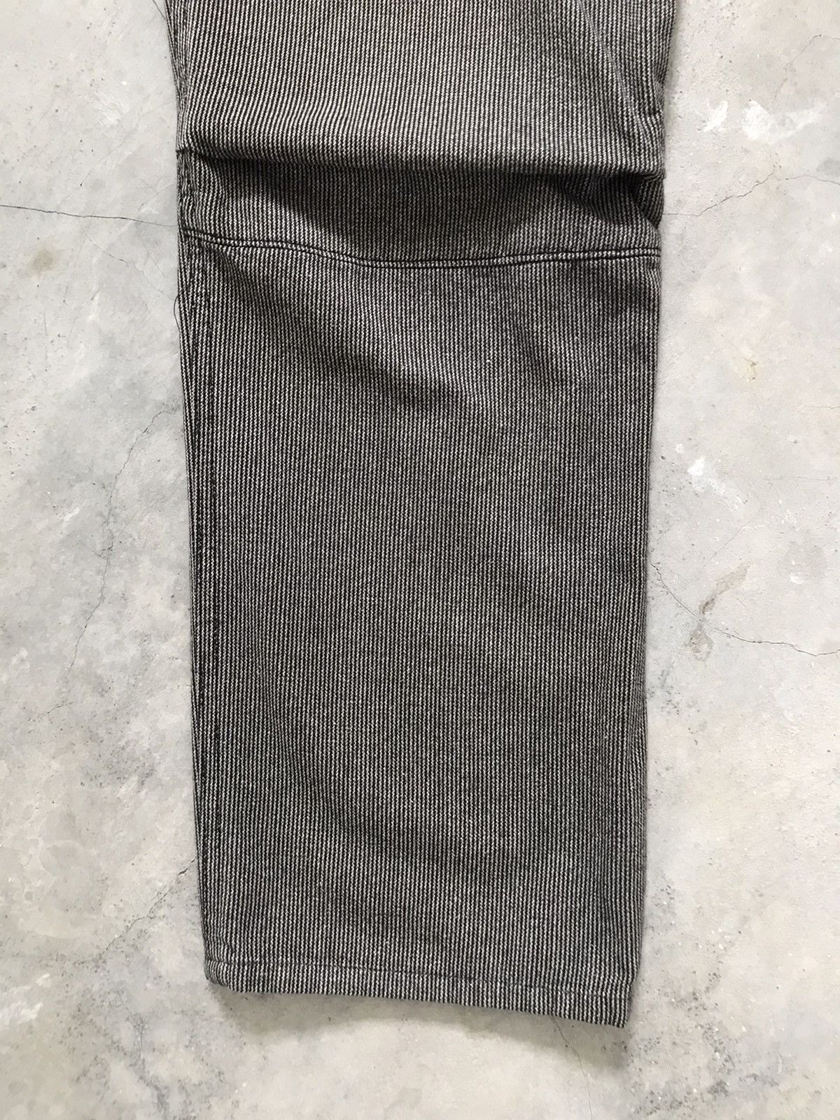 Japanese Brand BLUE WAY Garment Workers Houndstooth Rectangular Patch Pants Size US 34 / EU 50 - 3 Thumbnail