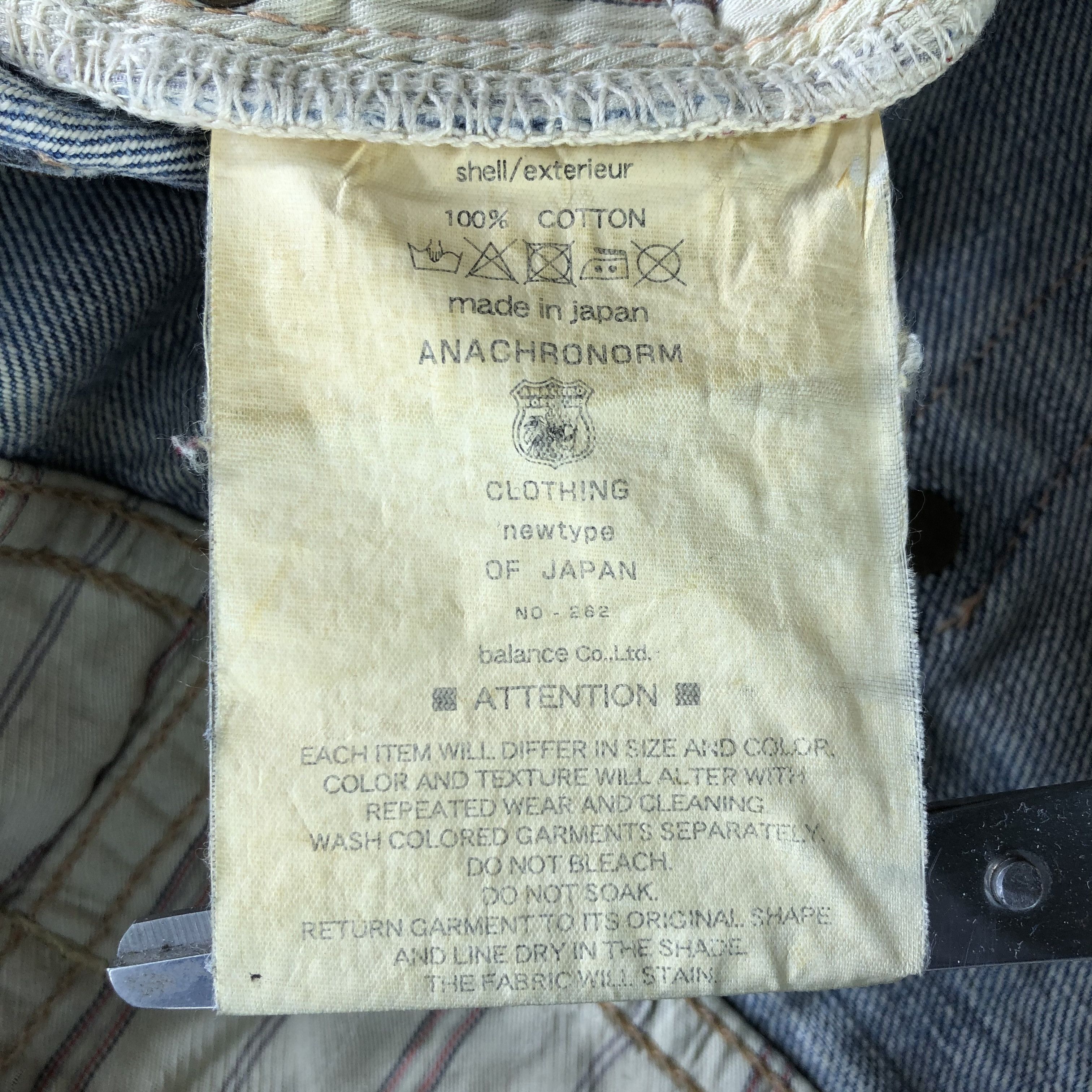 ANACHRONORM Vintage Anachronorm Japan Redline Jeans-JM3563 Size US 30 / EU 46 - 9 Thumbnail