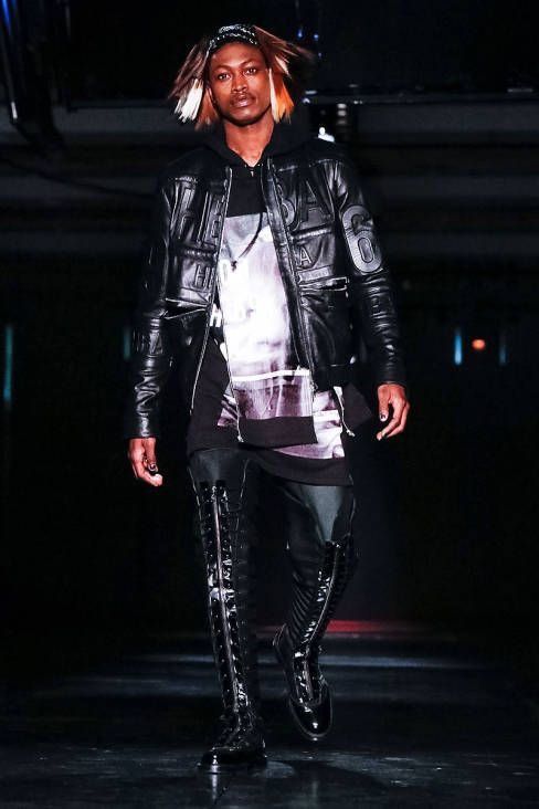 Hood By Air FW2014 HOOD BY AIR. DOUBLE ZIP LAYERED HOODIE SHAYNE OLIVER Size US L / EU 52-54 / 3 - 22 Thumbnail
