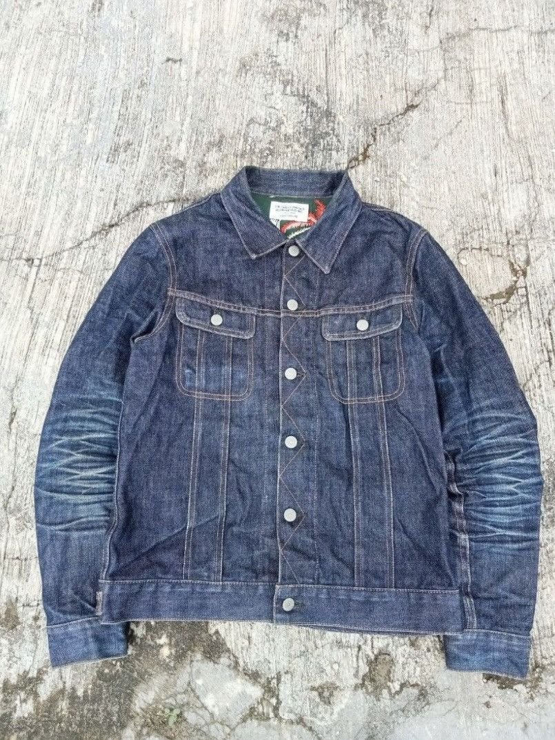 LEVI'S × WACKO MARIA GUILTY PARTIES 2nd wacko maria guilty parties denim trucker jacket (black) | a.plus