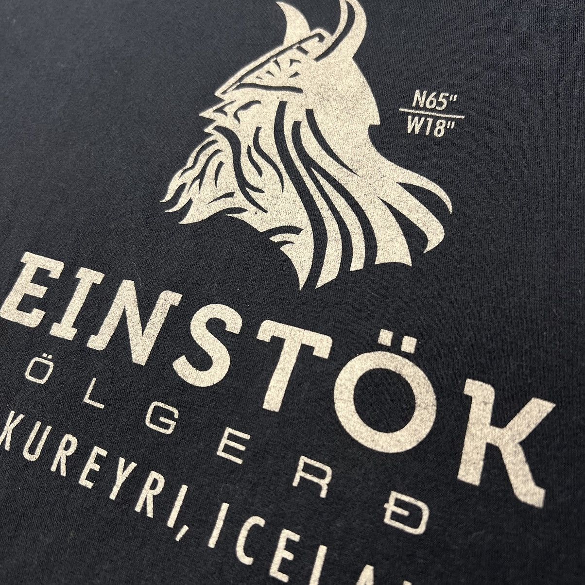 Vintage Einstok Iceland Tee Shirt Black Viking Axe Beer Bar Alcohol Size US M / EU 48-50 / 2 - 3 Thumbnail