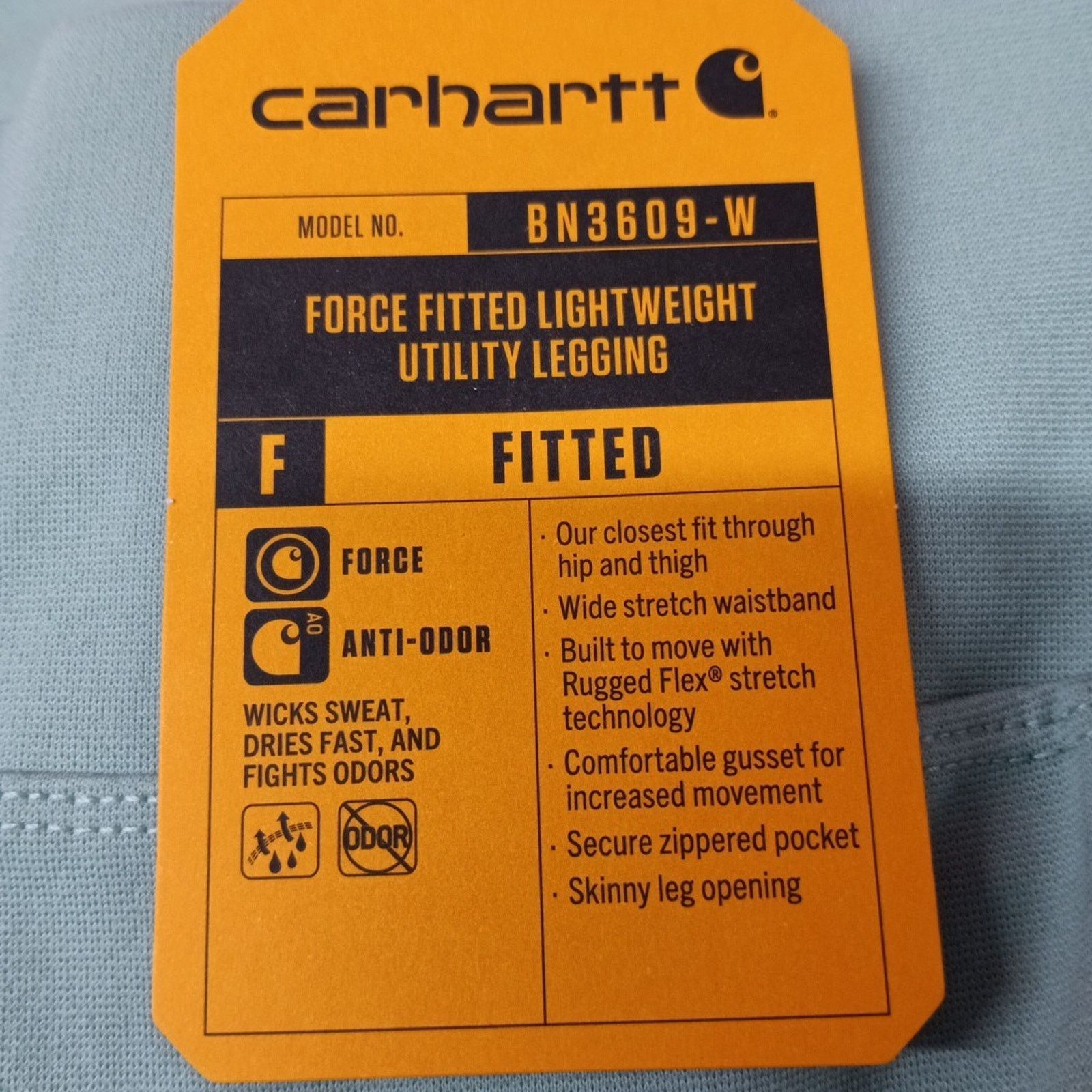 Carhartt Carhartt Women’s Leggings Lightweight Size XS Mint Green Size 27" / US 4 / IT 40 - 4 Thumbnail