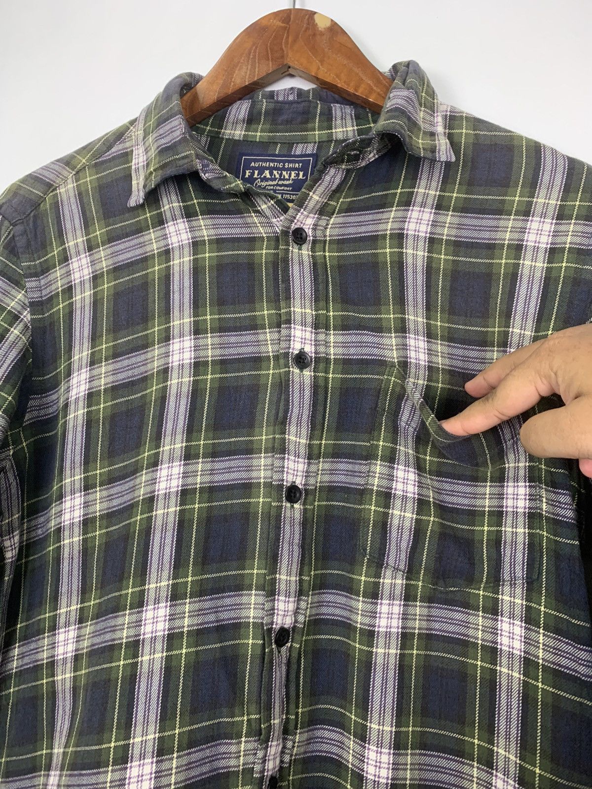 Flannel × Uniqlo Authentic Shirt Flannel Size US M / EU 48-50 / 2 - 7 Thumbnail