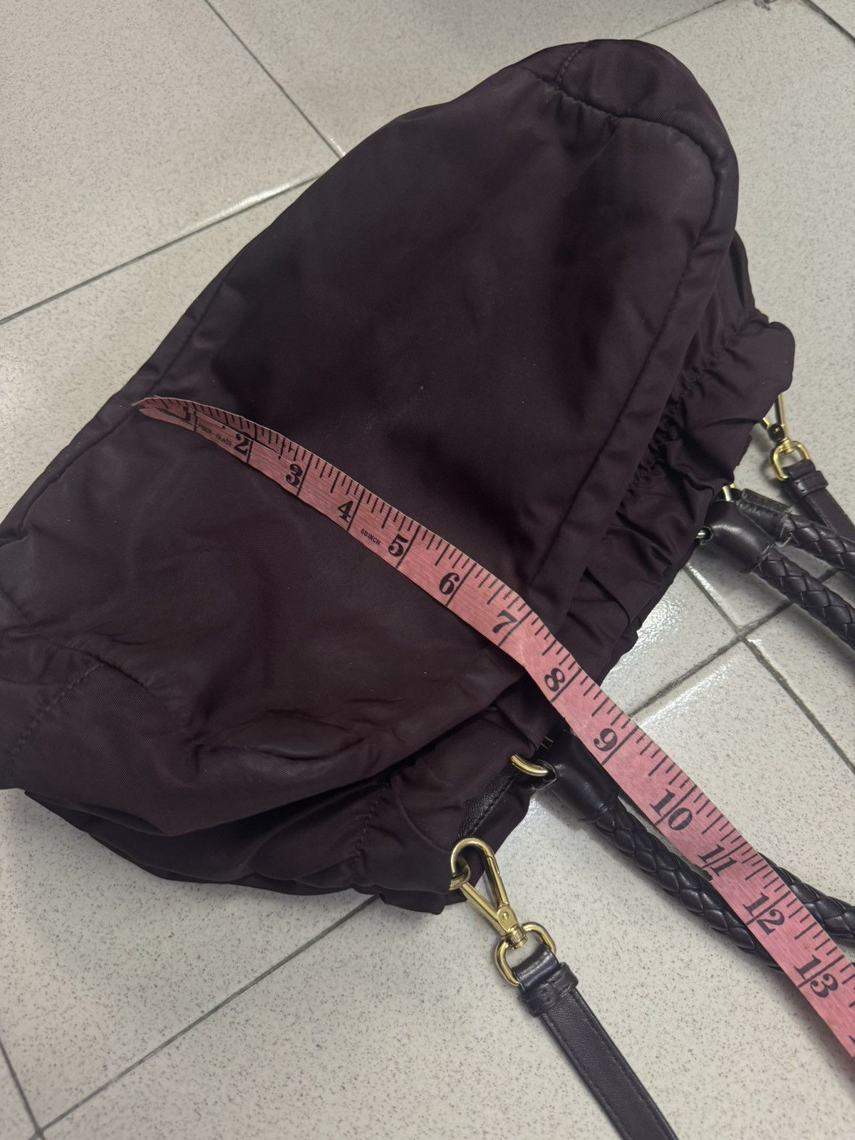 Prada PRADA TESSUTO BOW HANDBAG SHOULDER BAG Size ONE SIZE - 12 Thumbnail