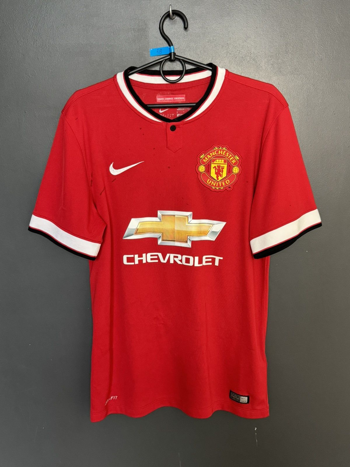 Nike Manchester United 14/15 Home Di Maria Football Jersey Size US S / EU 44-46 / 1 - 2 Thumbnail