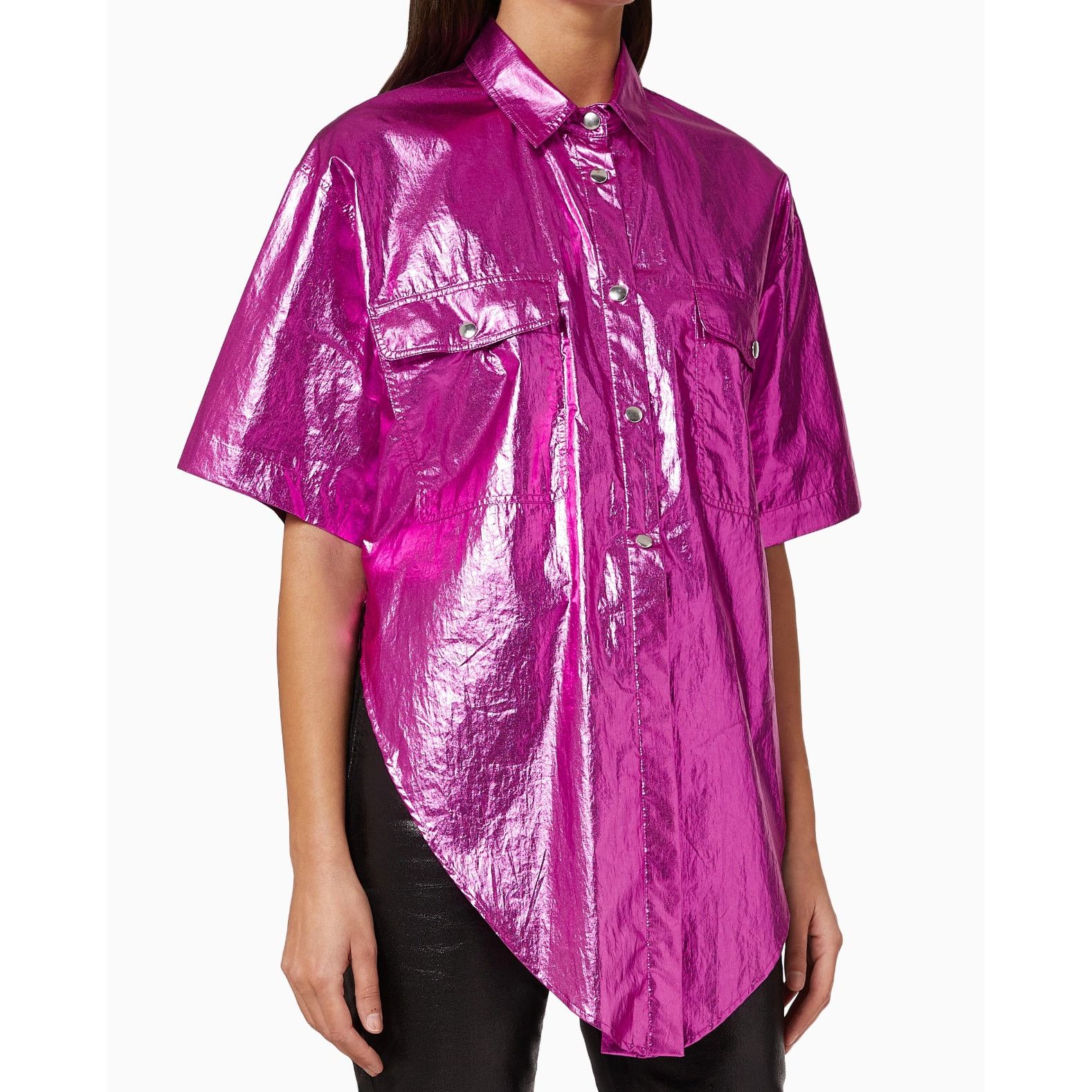 Isabel Marant Isabel Marant Giliggy Metallic Cotton Shirt sz 38 Size S / US 4 / IT 40 - 1 Thumbnail