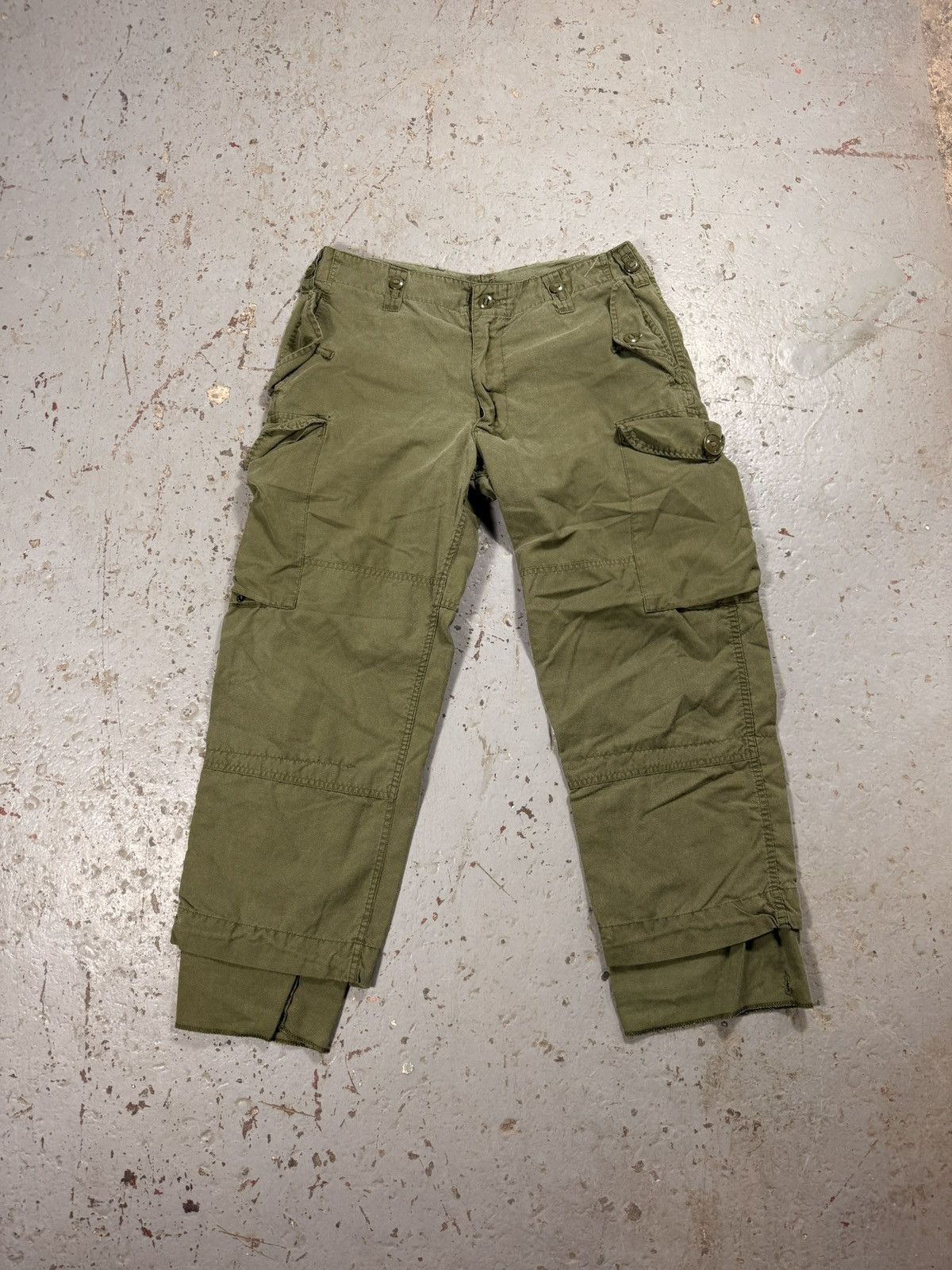 Vintage Original Canadian Army Military Cargo Pants