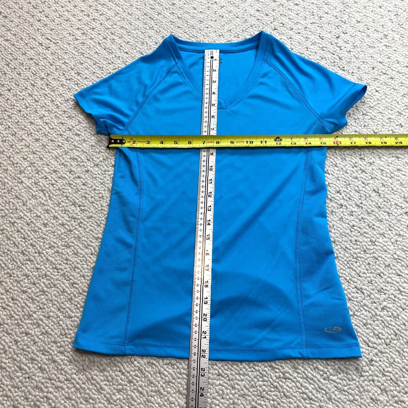 Champion Champion Active Shirt Womens XS Blue Short Sleeve Gym Exercise Stretch Size XS / US 0-2 / IT 36-38 - 5 Thumbnail