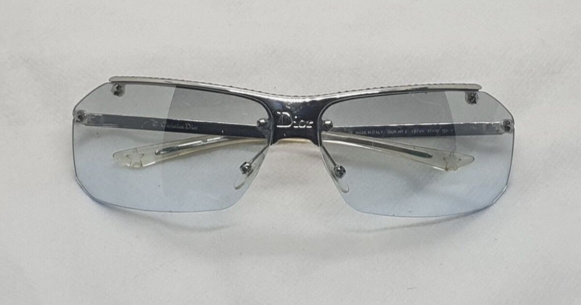 Dior Christian Dior Dior HIT 2 Sunglasses Light Blue Lenses. Size ONE SIZE - 4 Thumbnail