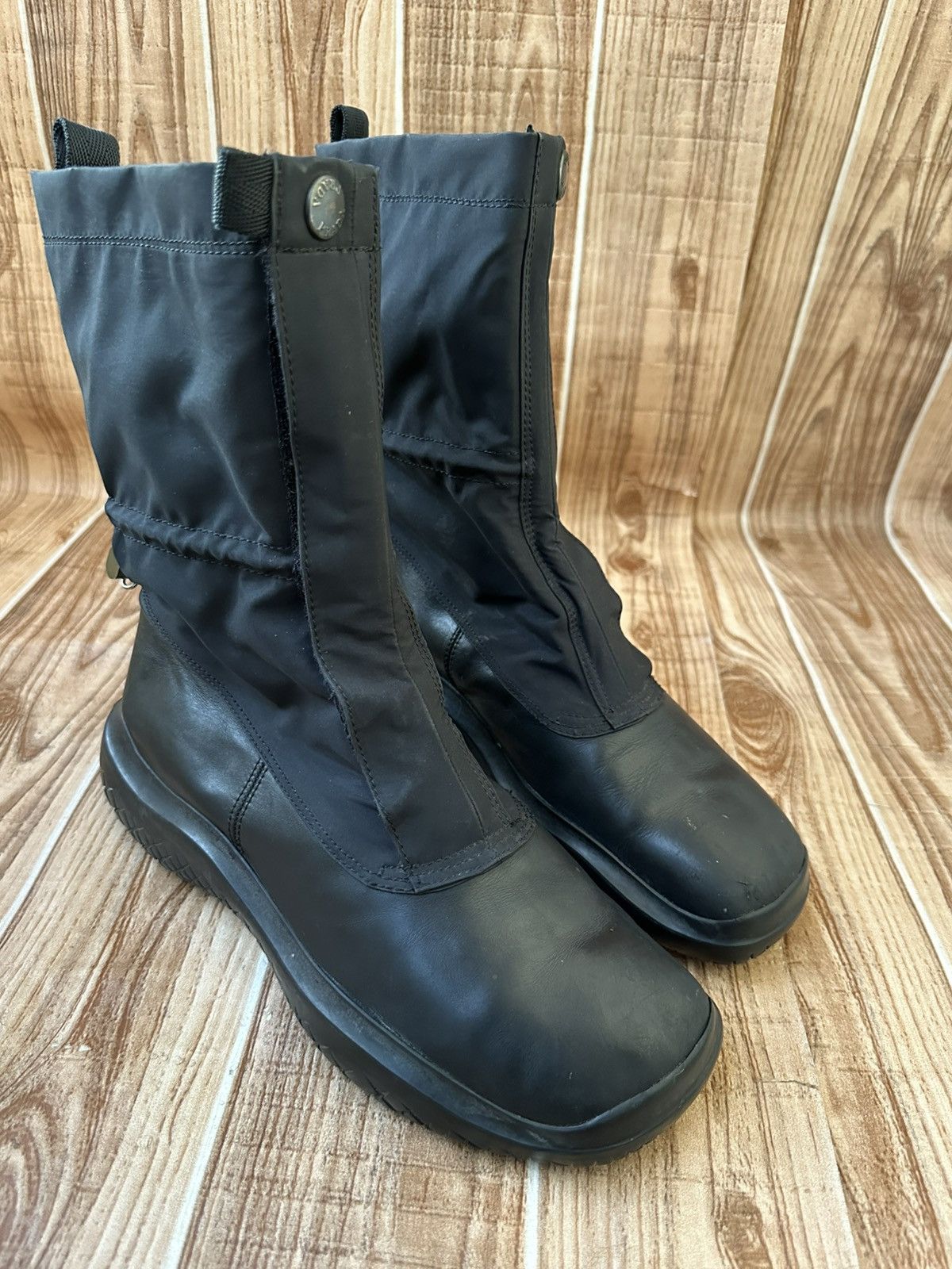 Prada Prada FW 1999 Boots - Black leather Boots Size US 7 / EU 40 - 1 Thumbnail