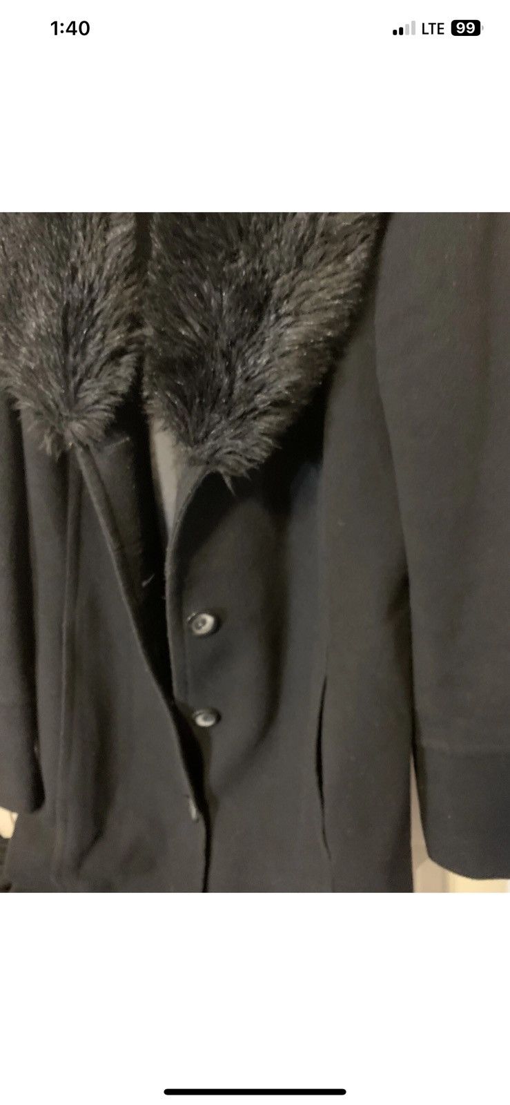 Other Dorothy Perkins womens sz M UK 10 long black coat Size ONE SIZE - 5 Thumbnail