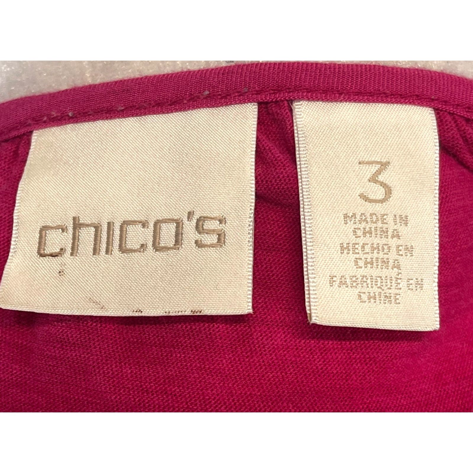 Vintage VINTAGE Chico’s Embroidered Peasant Tunic Shirt Women XL Pink 3/4 Sleeve Loose Casual 90s Theme Size XL / US 12-14 / IT 48-50 - 6 Thumbnail